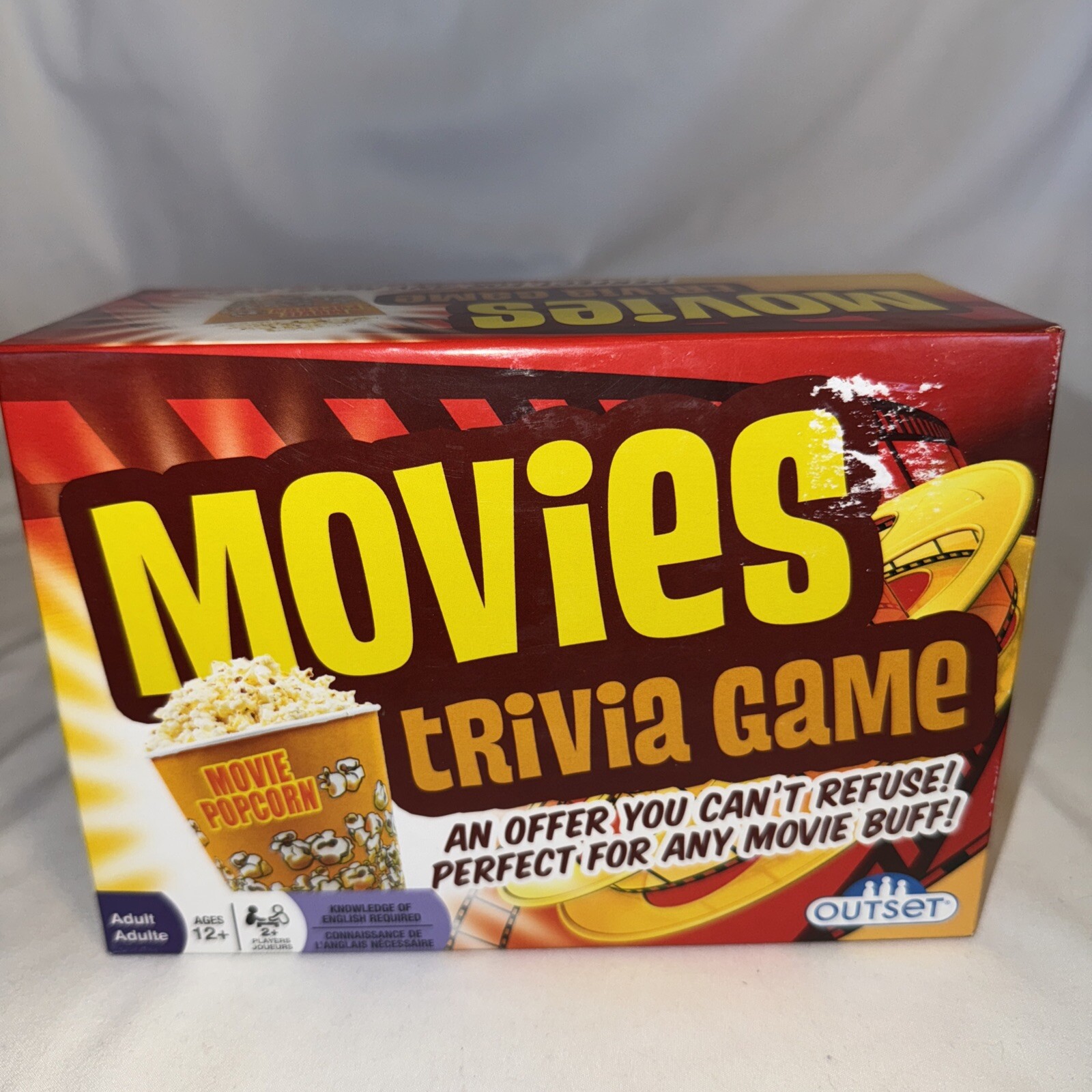 Movies Trivia Game by Outset New Sealed Perfect For Movie Buffs