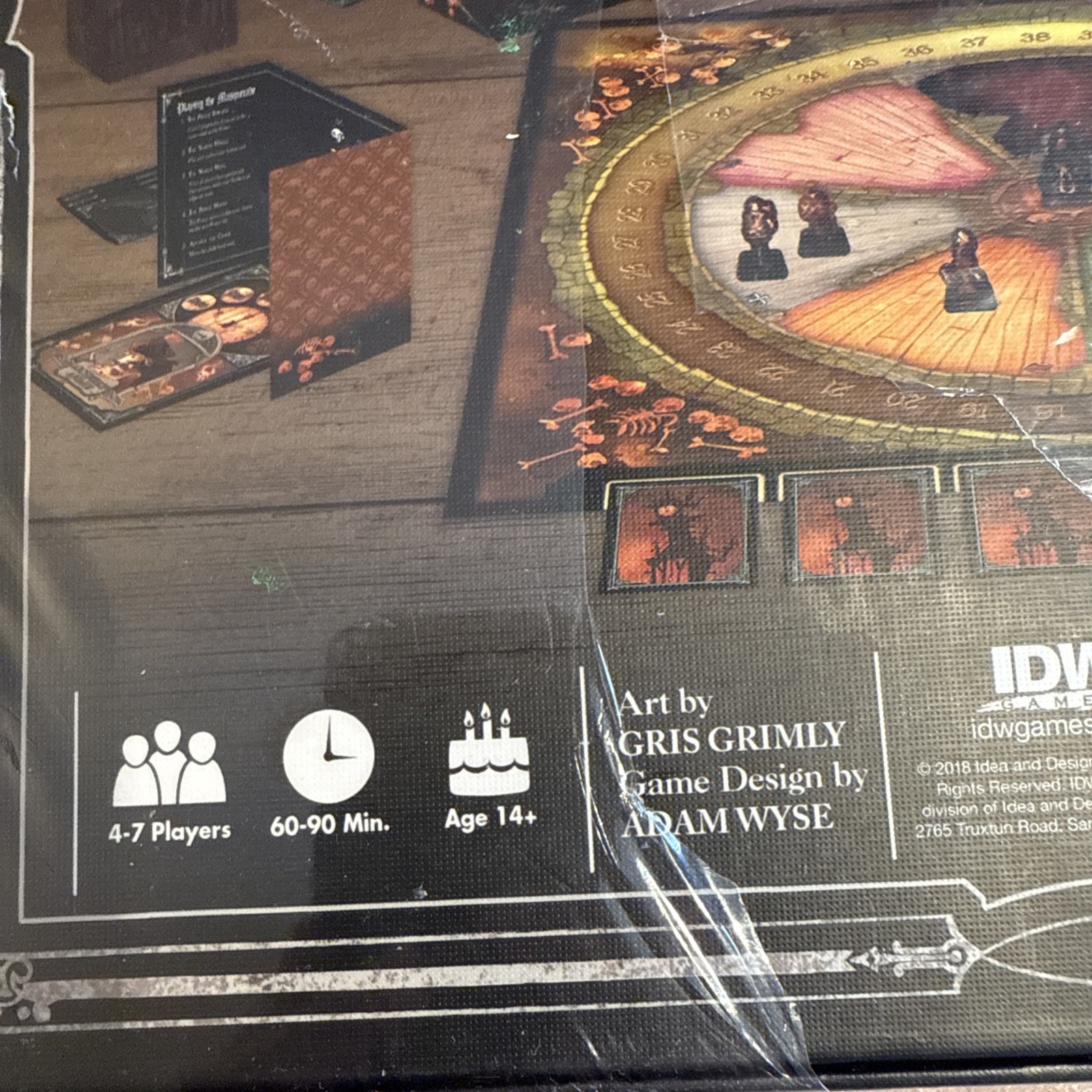 Edgar Allan Poe Masque of the Red Death Board Game Horror Gothic NEW