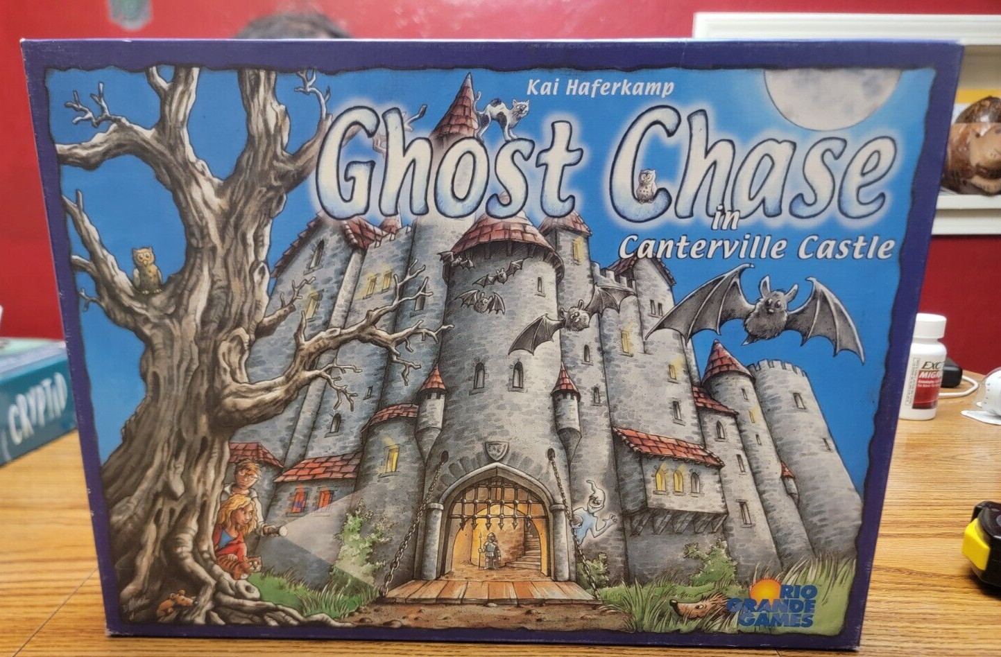 Ghost Chase Canterville Castle COMPLETE Rio Grande Games 2001 Amigo Strategy