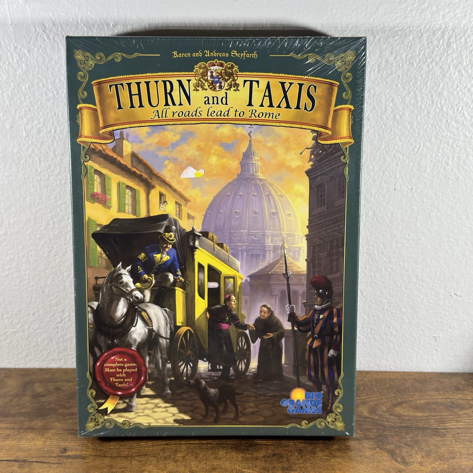 CIB THURN AND TAXIS ALL ROADS LEAD TO ROME BOARD GAME EXPANSION RIO GRANDE GAMES