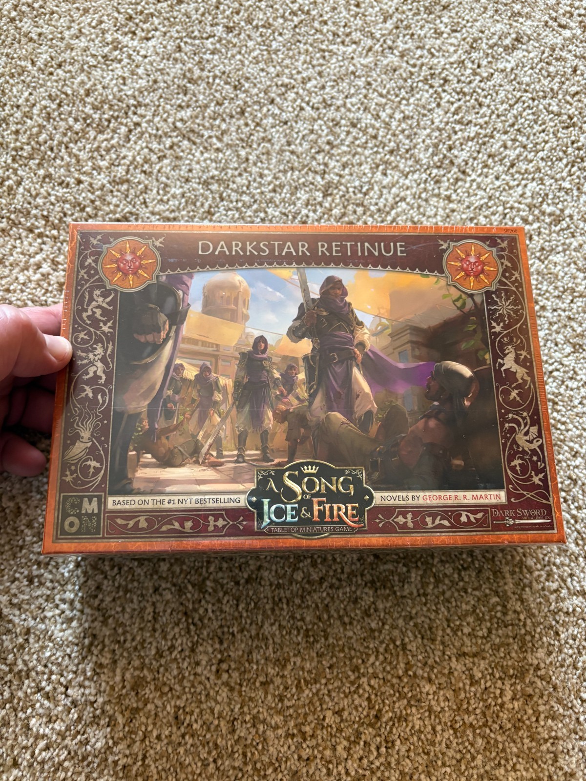 CMON A Song of Ice & Fire House Martell Darkstar Retinue Unit Box New in Shrink