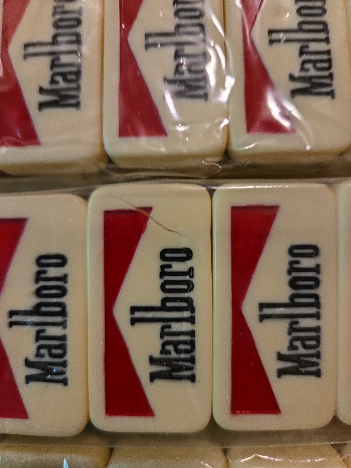 Vintage Marlboro Branded Dominoes Set w/ Box Sealed