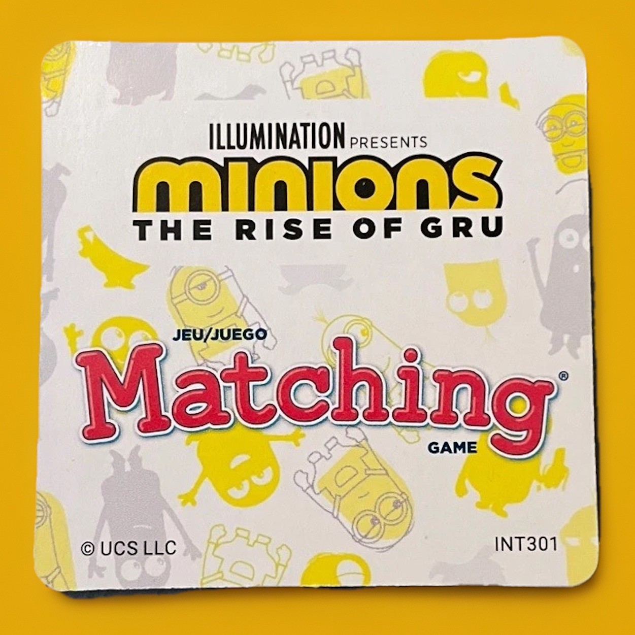 Minions Rise of Gru Matching Game Wonder Forge Kids Memory Match Pairs Game