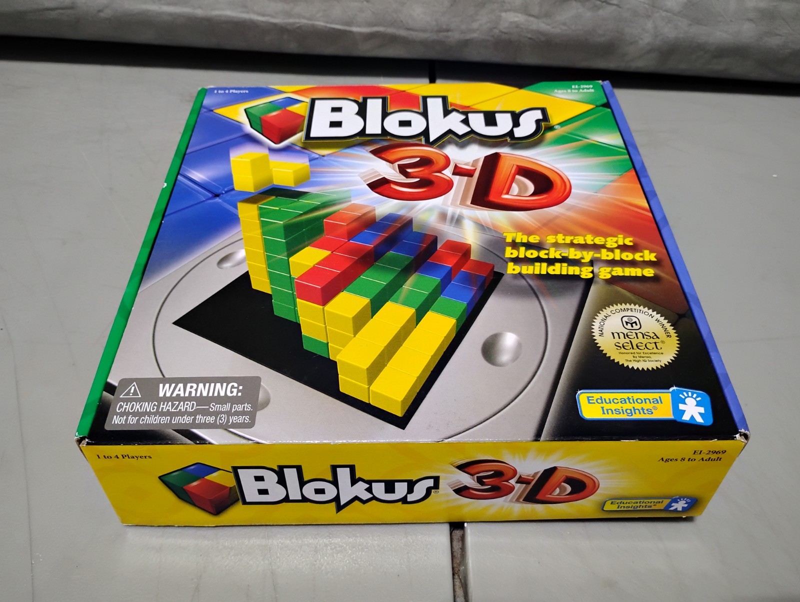 BLOKUS 3-D Strategic Block Building Game 2 to 4 Players Tetris Style – Complete