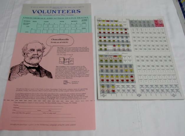 Clash of Arms Games : CHANCELLORSVILLE – Pinnacle of Victory 1863 (UNPUNCHED)