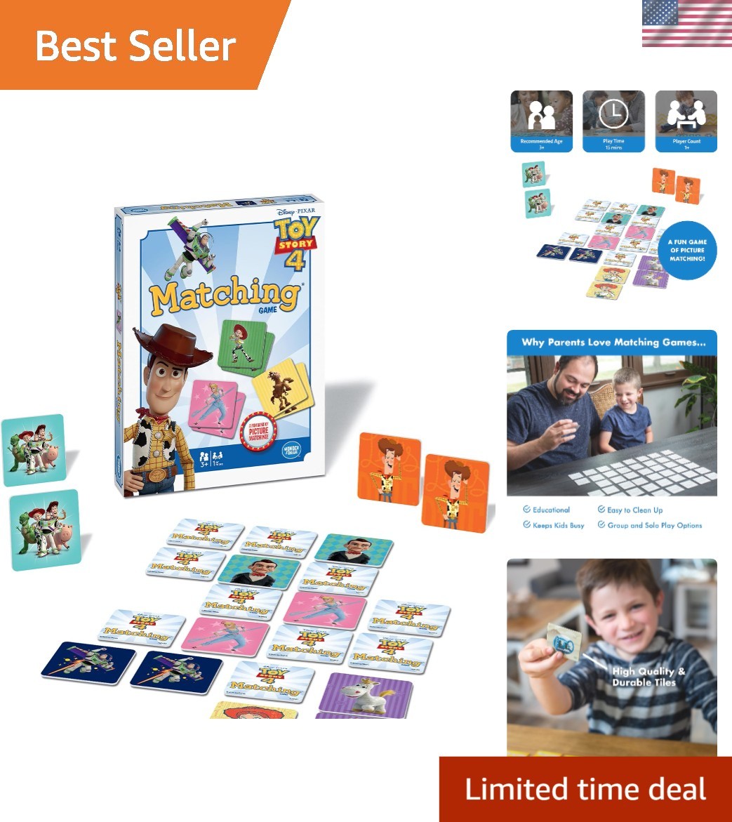 Engaging Toy Story 4 Matching Game for Kids – Develop Focus & Memory Skills