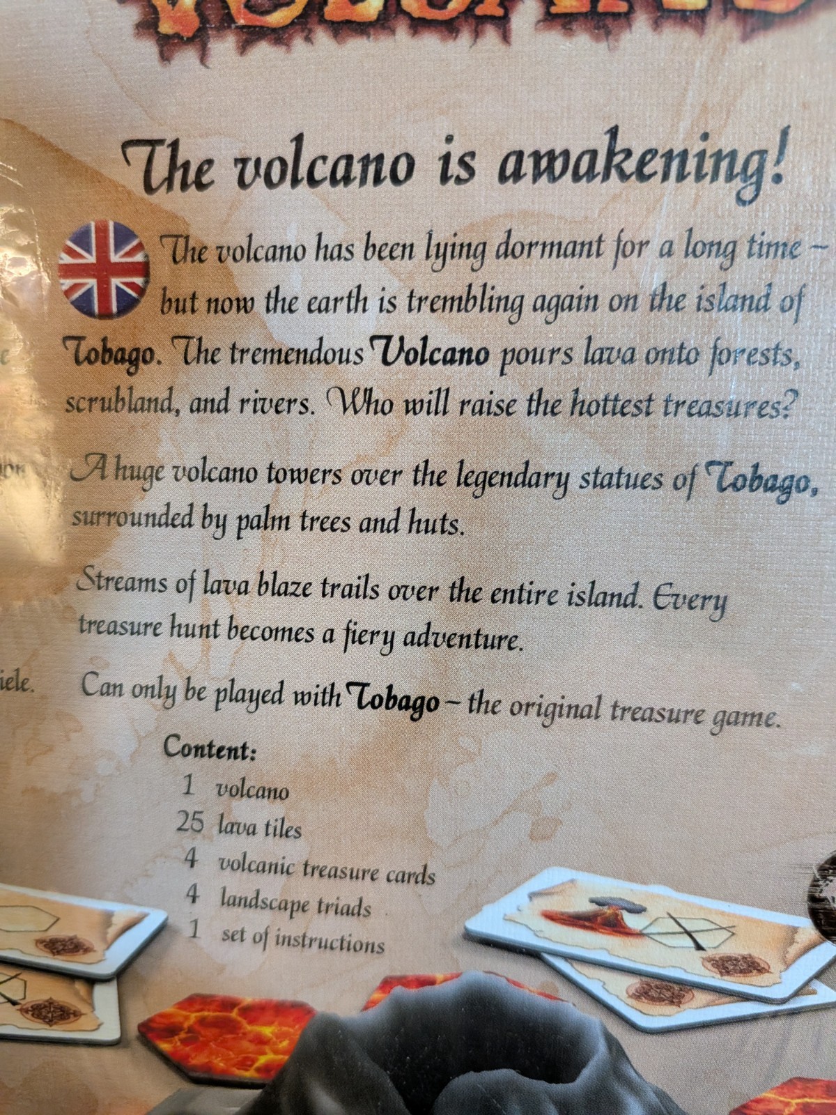 Tobago Board Game With VOLCANO expansion NiS – Crazy Price! Flat Shipping!
