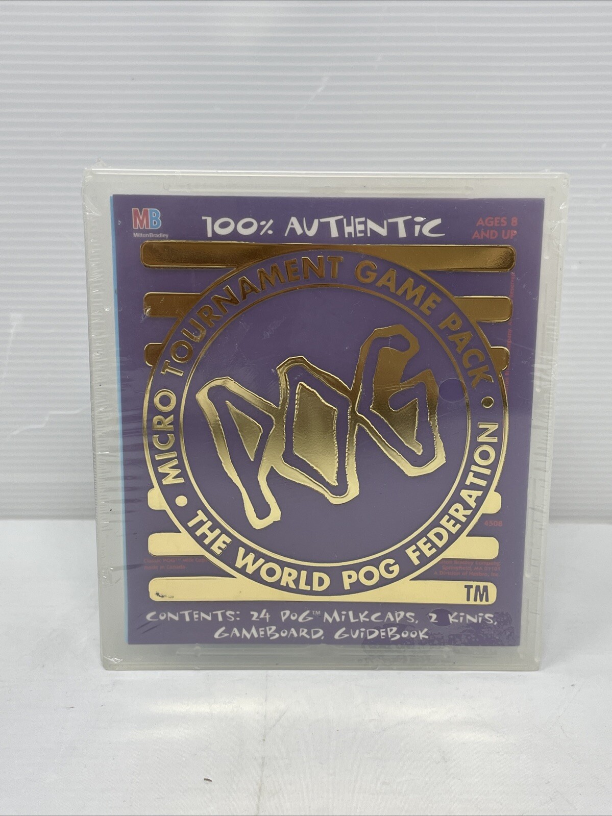 VTG Sealed New 1995 The World POG Federation Micro Tournament Game Pack MB