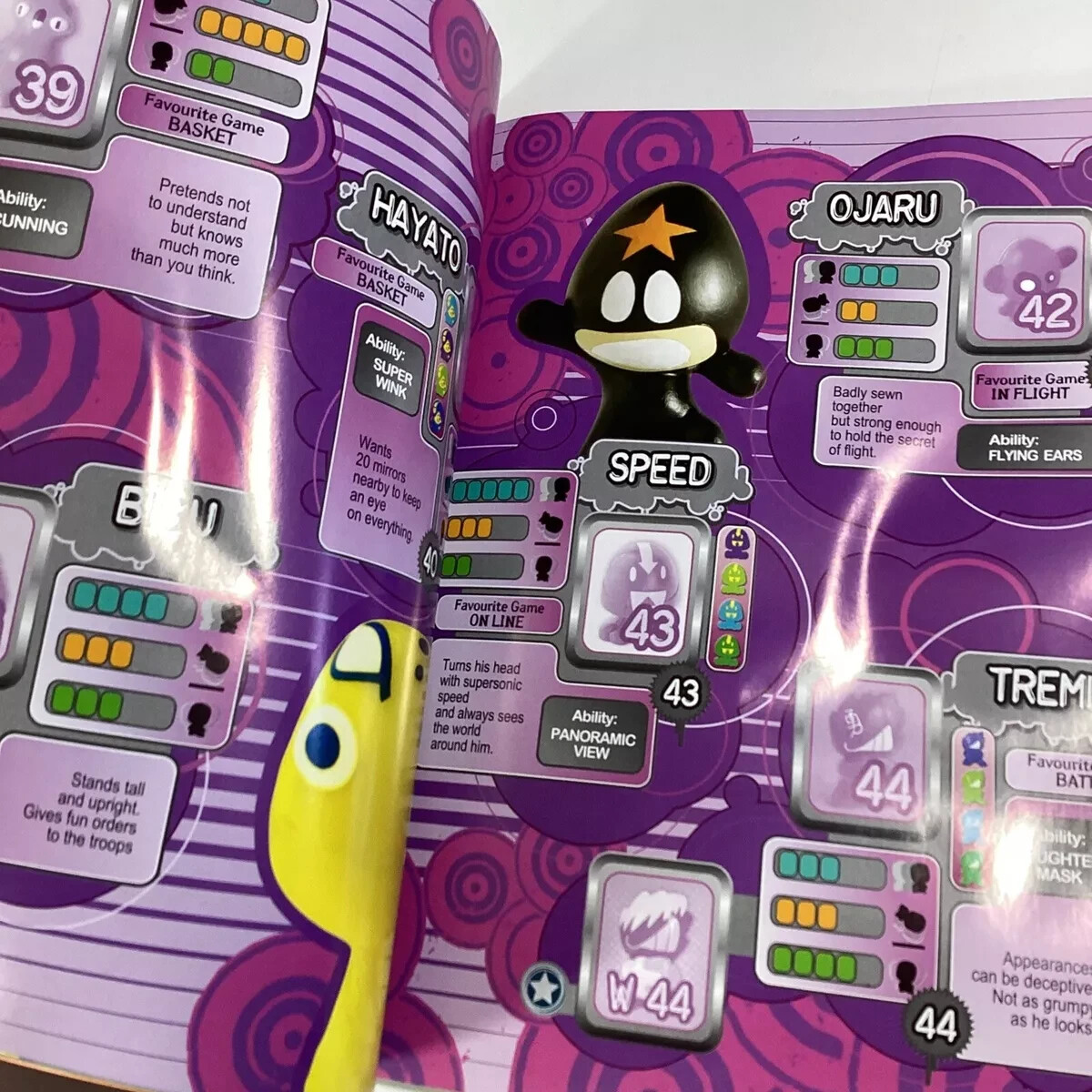 Crazy Bones Gogo’s Series 1 Sticker Album and Game Rules Book