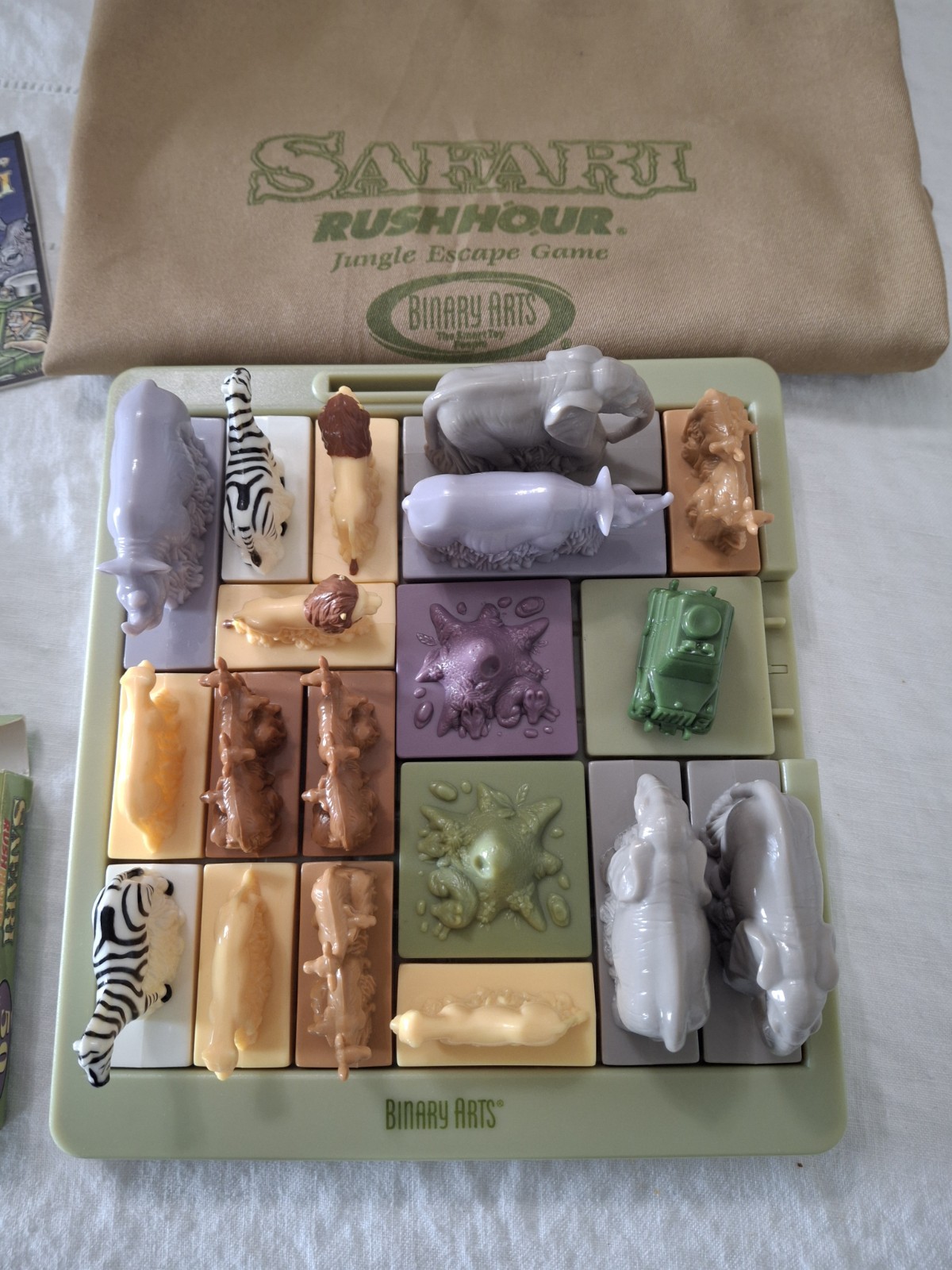 Binary Arts Safari Rush Hour Jungle Escape Game 1999 Vintage Complete Set