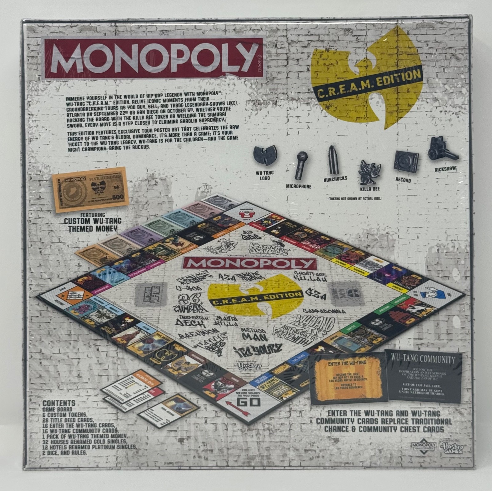 Sealed Wu Tang Clan Official Monopoly Board Game ❇️SHIPS NOW!!❇️