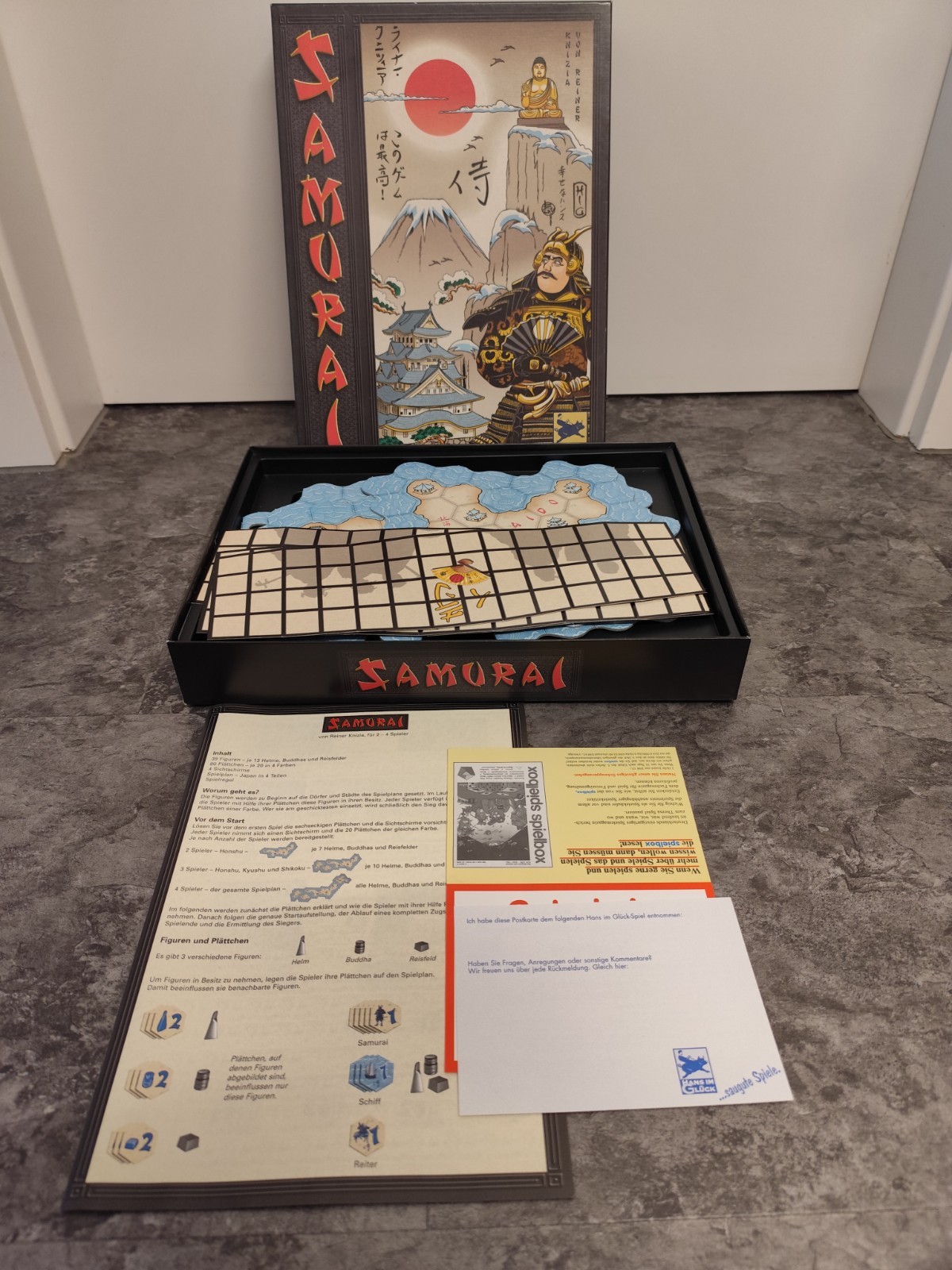 Samurai – by Reiner Knizia – board game – Hans im Glück Verlag