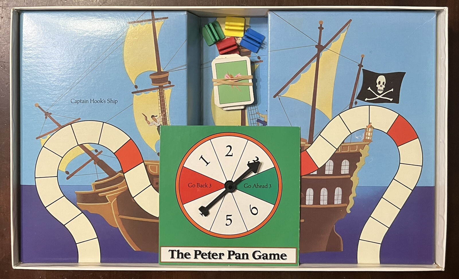 1990 University Games the Peter Pan Board Game Complete See Description