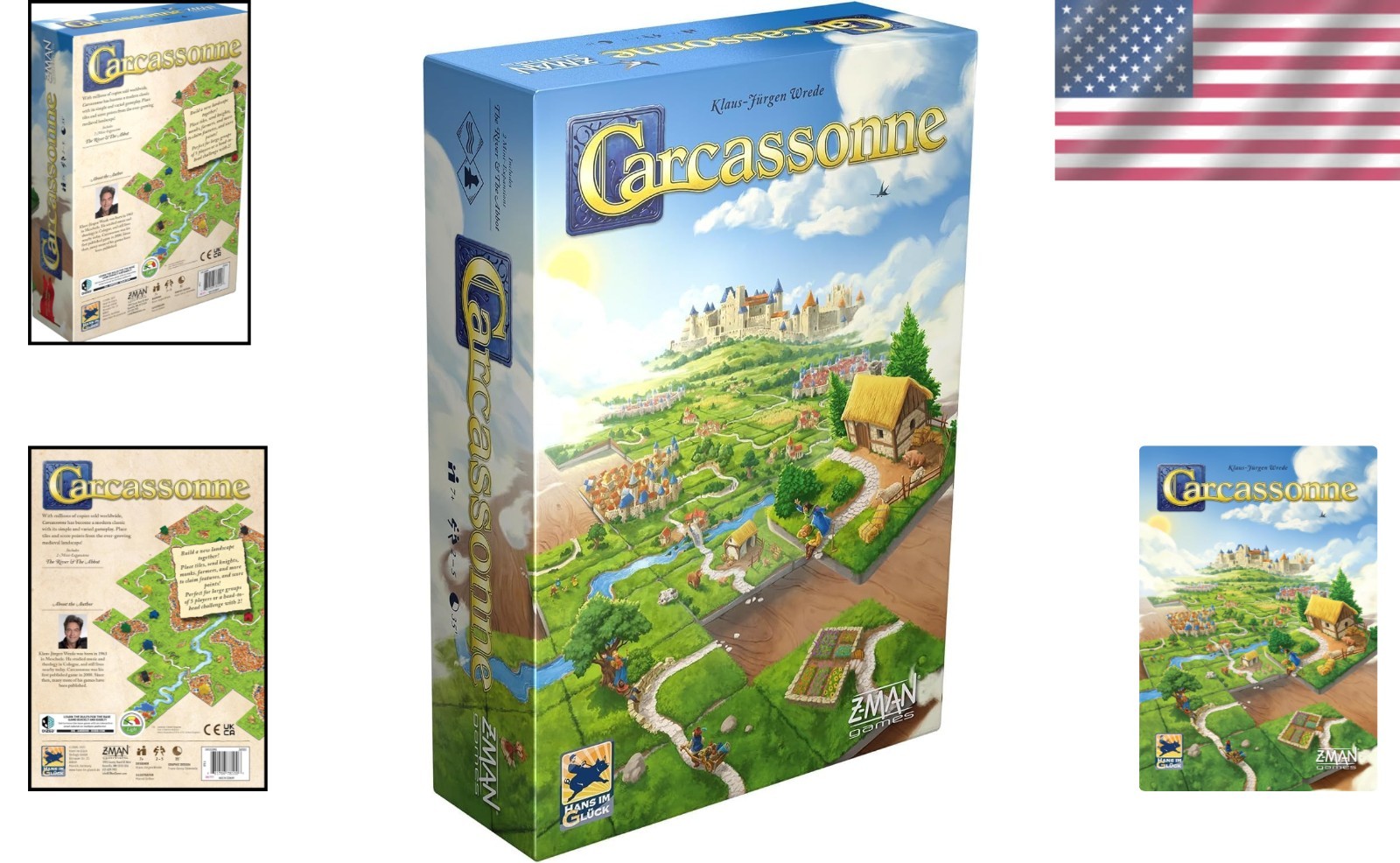 Carcassonne Tile Placement Game – Family Strategy Adventure