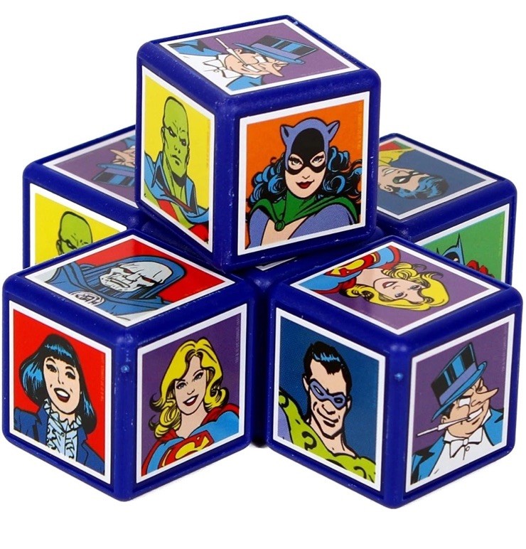 DC Comics Originals Match The Crazy Cube Game Batman Superman Joker