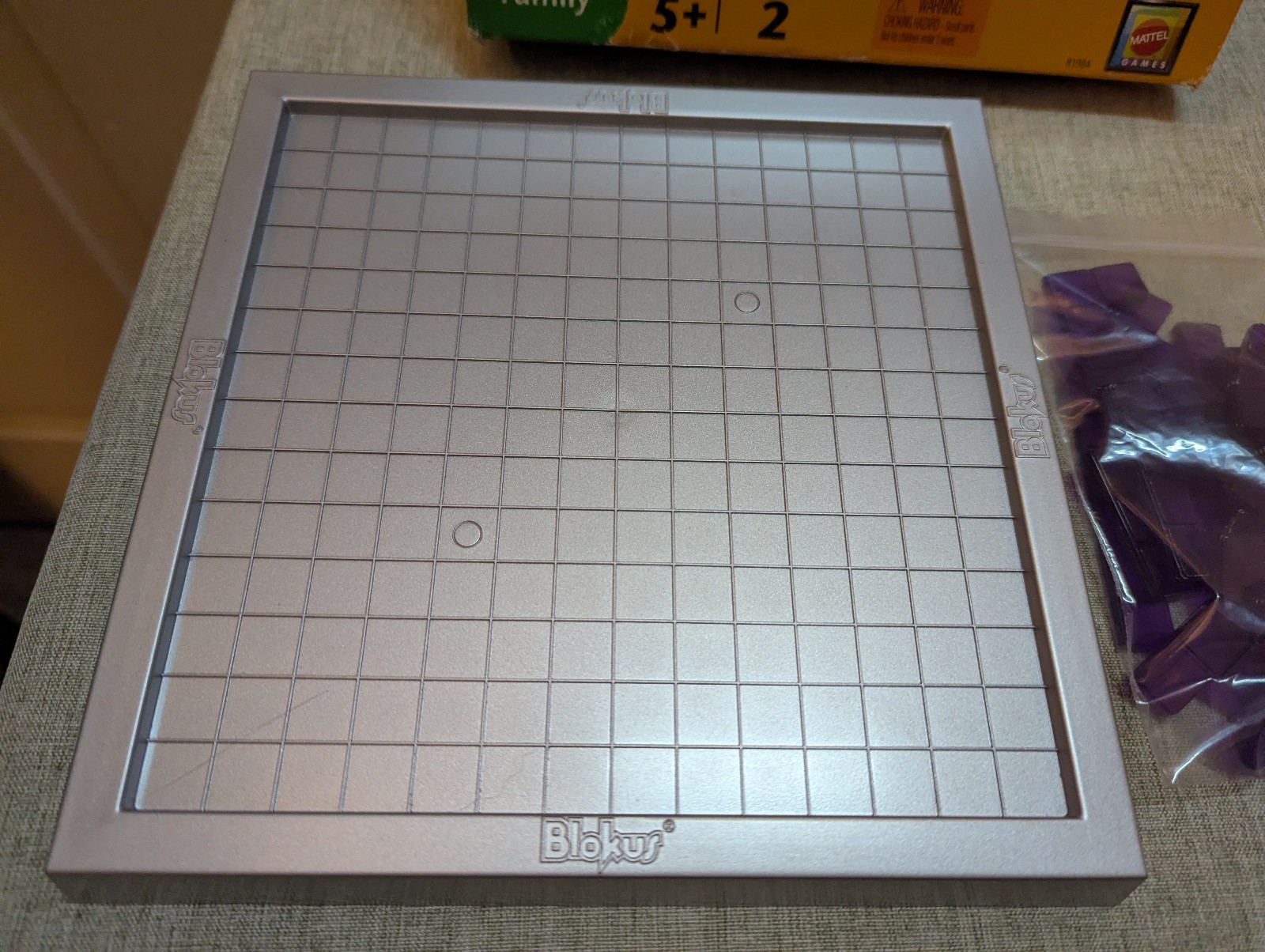 Mattel 2008 Blokus Duo Travel Board Game Fully Complete w/ 42 Tiles, Very Good