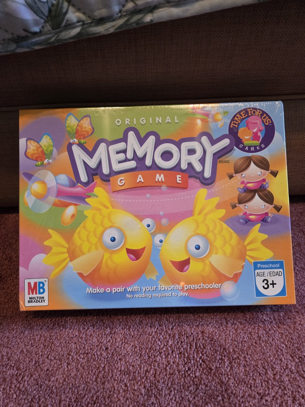 Original Memory Game Hasbro 2007 Preschool Ages 3 and Up Kids