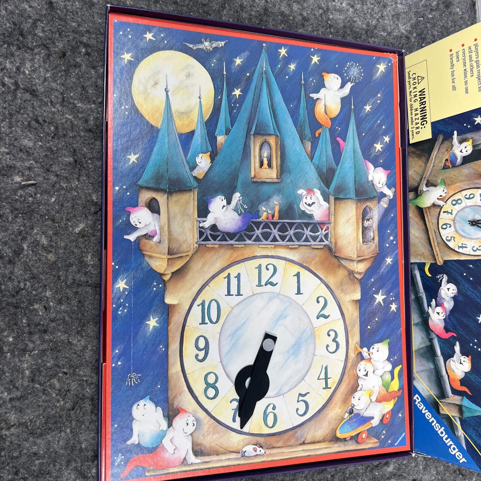 Vtg 1994 Ravensburger The Haunted Clock Tower Memory Game 100% Complete