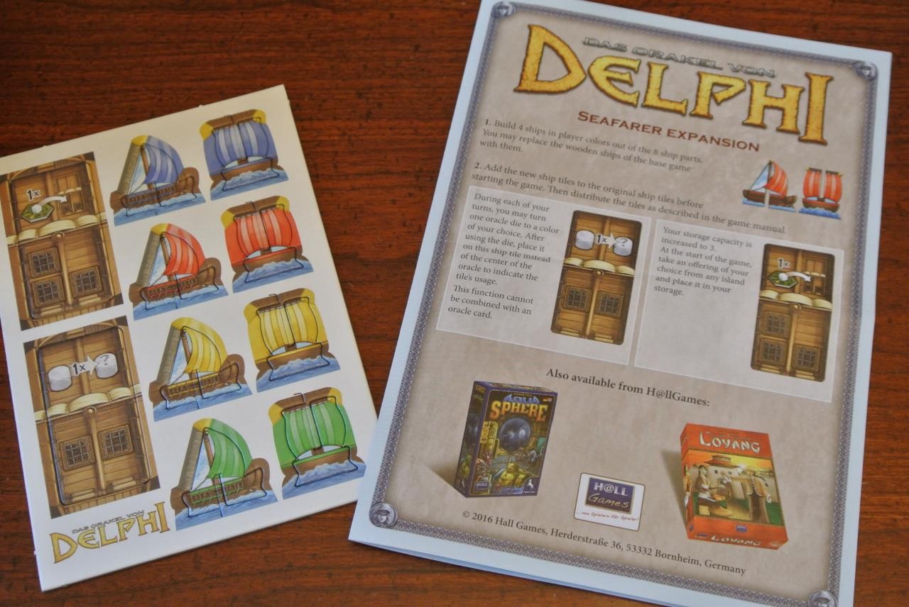 DELPHI SEAFARER Board Game Expansion Promo Preorder BRETTSPIEL ADVENT CALENDAR