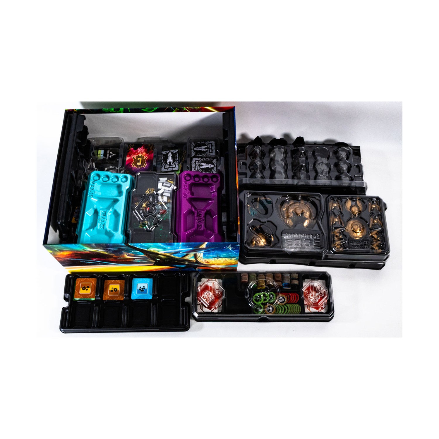 Cardboard Andromeda’s Edge Collection #1 – Base Game + 2 Expansions + VG+/NM
