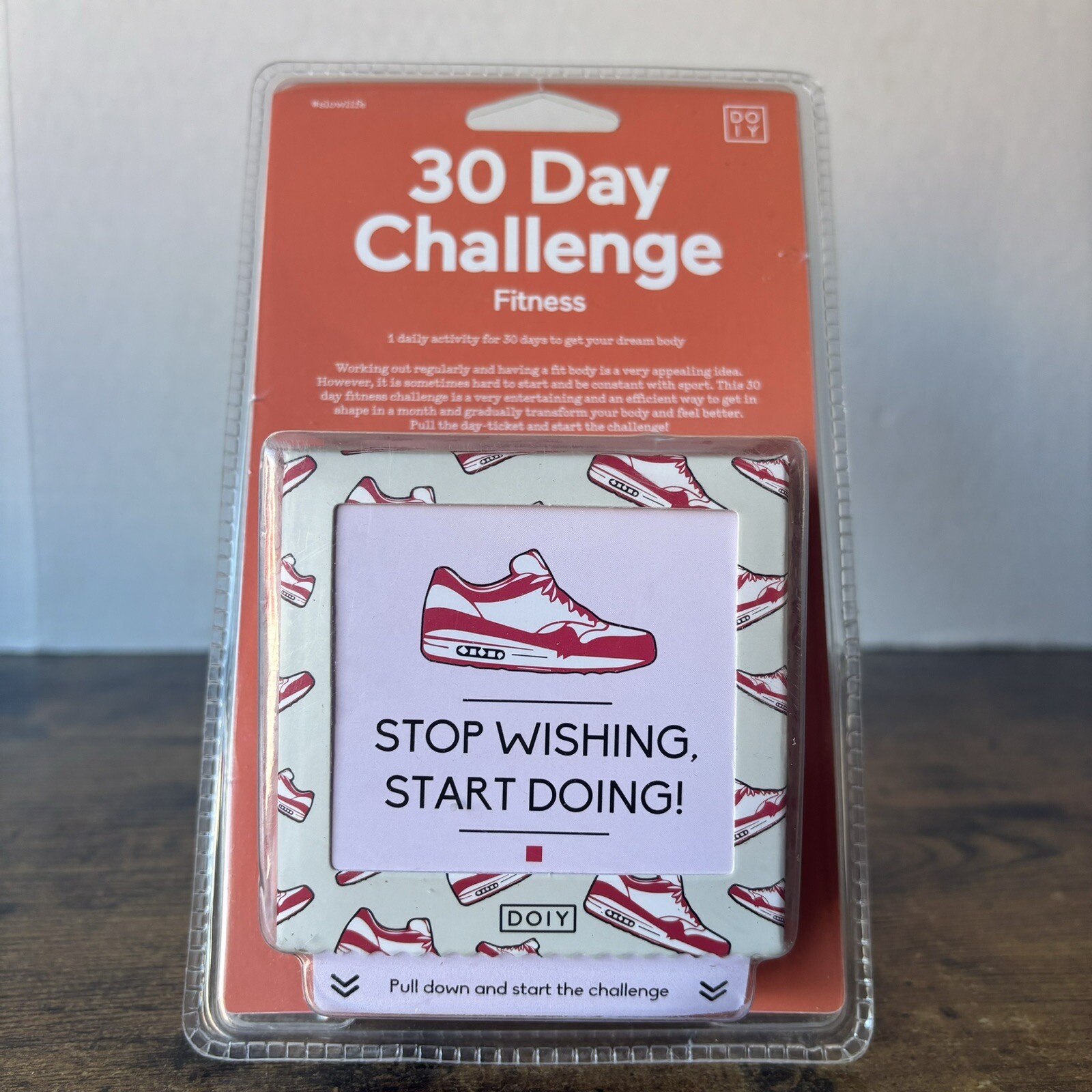 30 Day Fitness Challenge Card Game By DOIY – The Only Limit Is You – Brand New