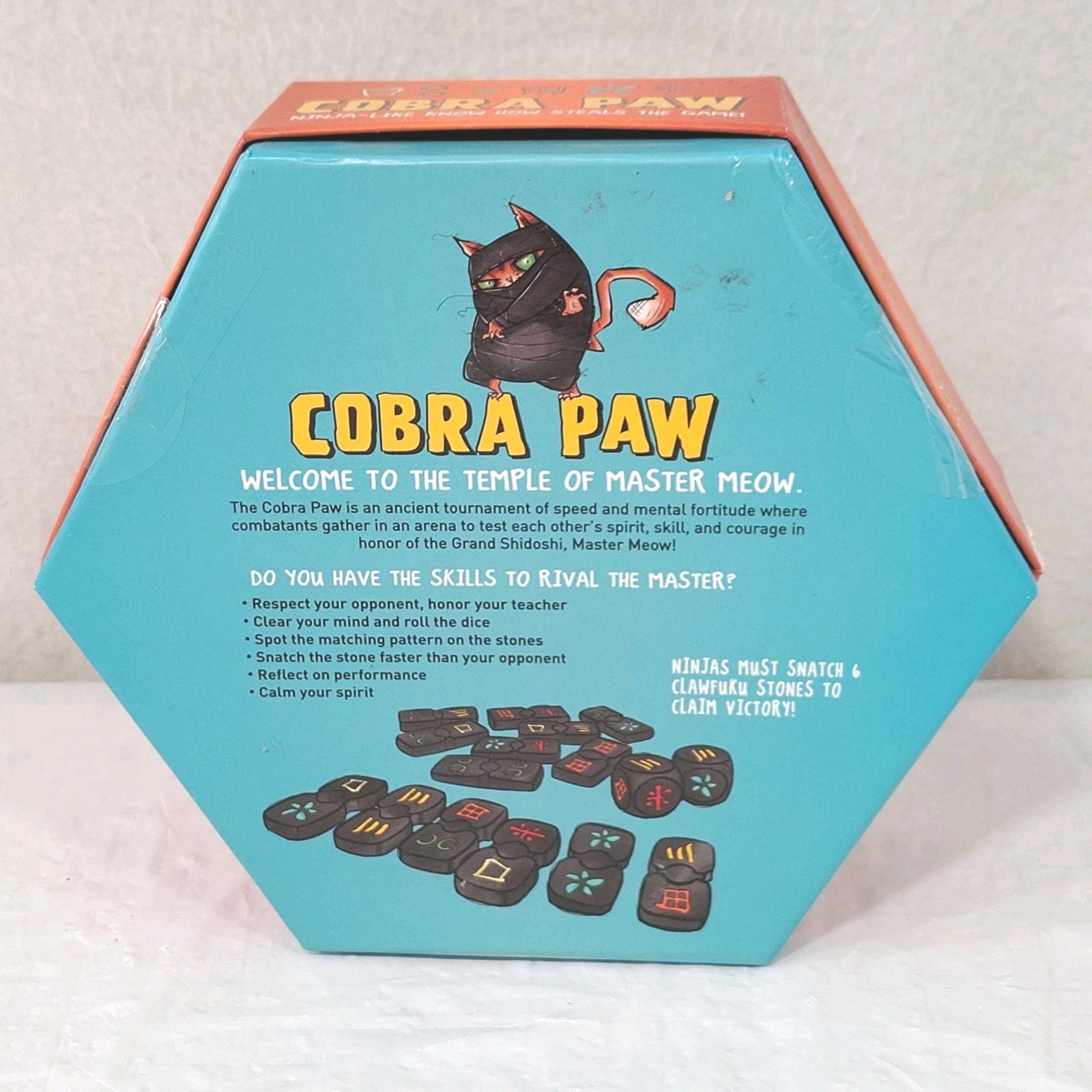Cobra Paw Board Game Fast Reflex Dice Game Age 6+ 2-6 Players 15 Min New Sealed