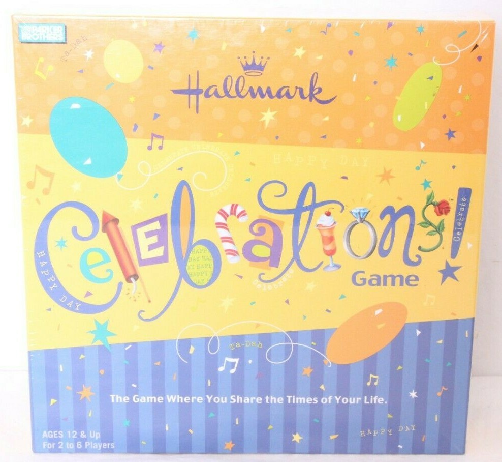 BRAND-NEW Sealed Hallmark Celebrations Game Parker Brothers Hasbro Board Toys
