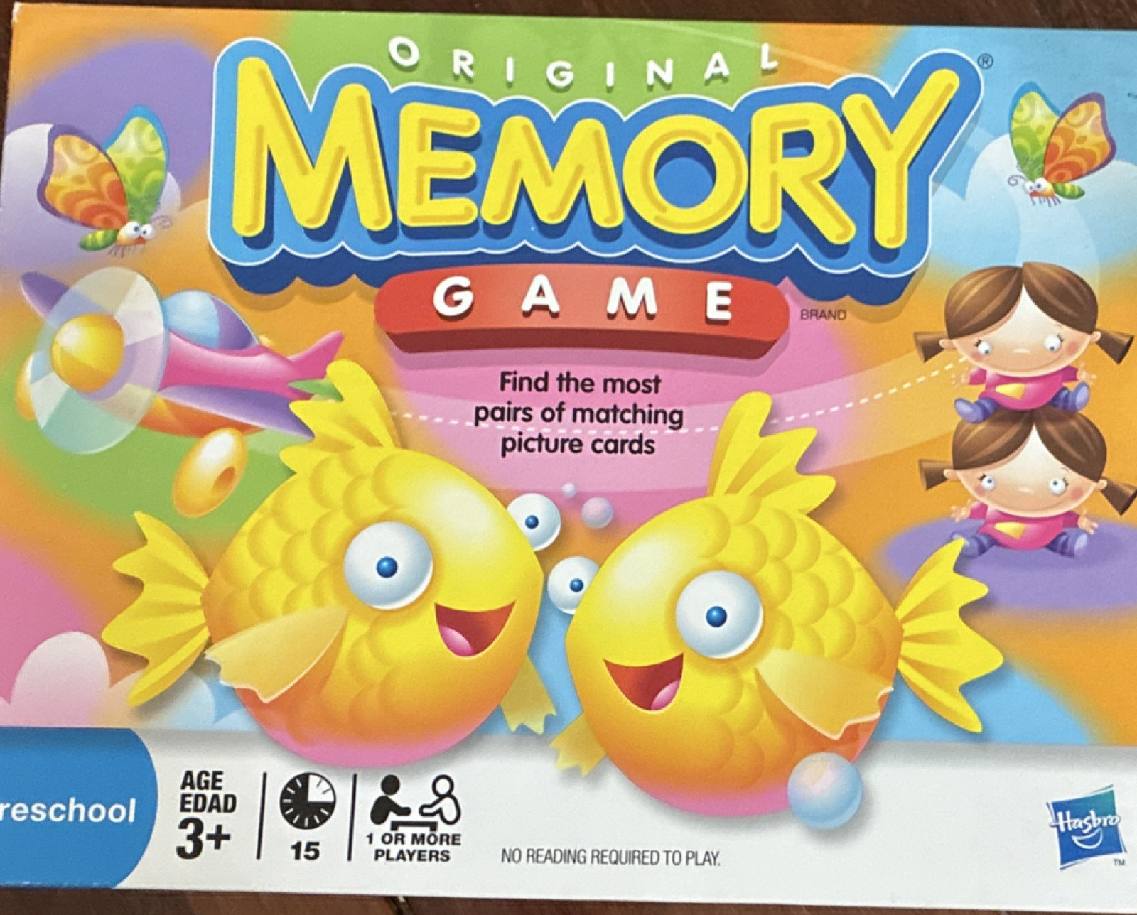 Hasbro The Original Memory Game Animals Theme No Reading Required Ages 3+ Compl…