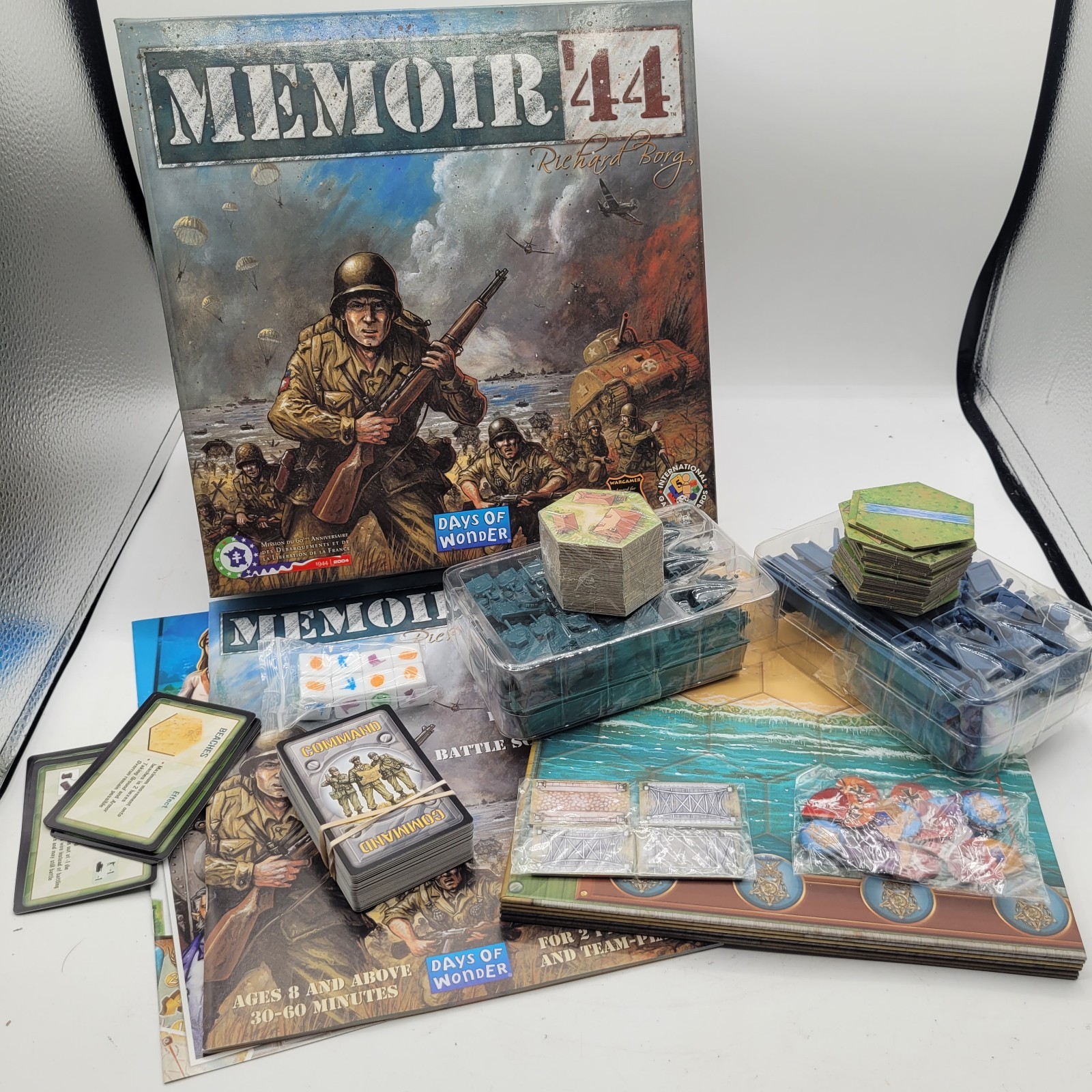 Days of Wonder Memoir ’44 Board Game – Richard Borg Preowned, Complete