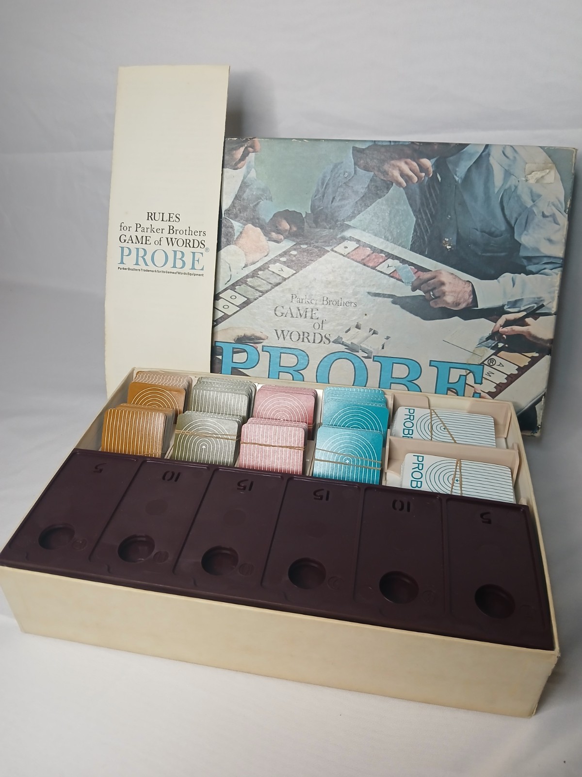 Vintage PROBE Parker Brothers Board Game Of Words 1964 Complete NO. 200