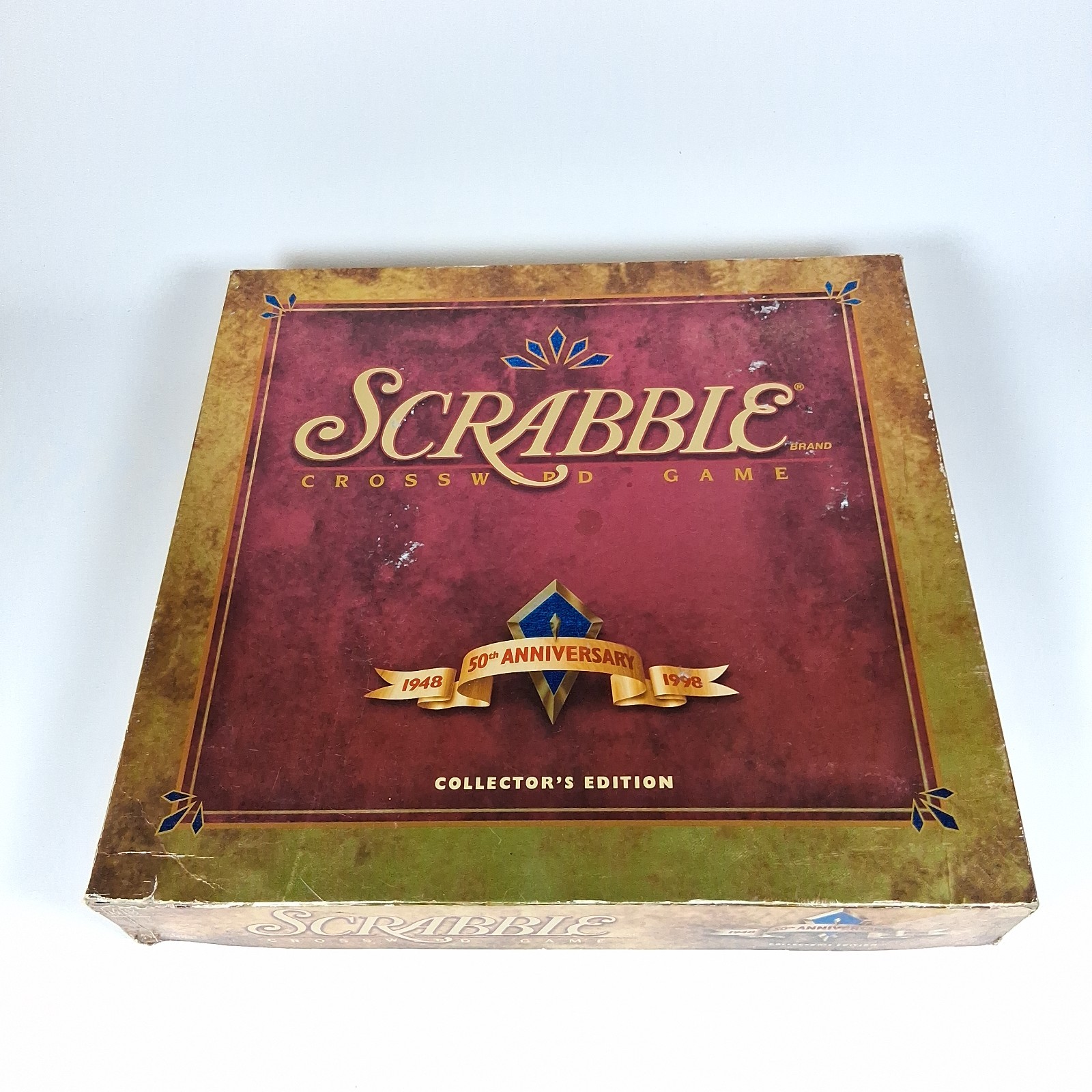 Scrabble 50th Anniversary Collectors Edition 1998 Vintage Board Game
