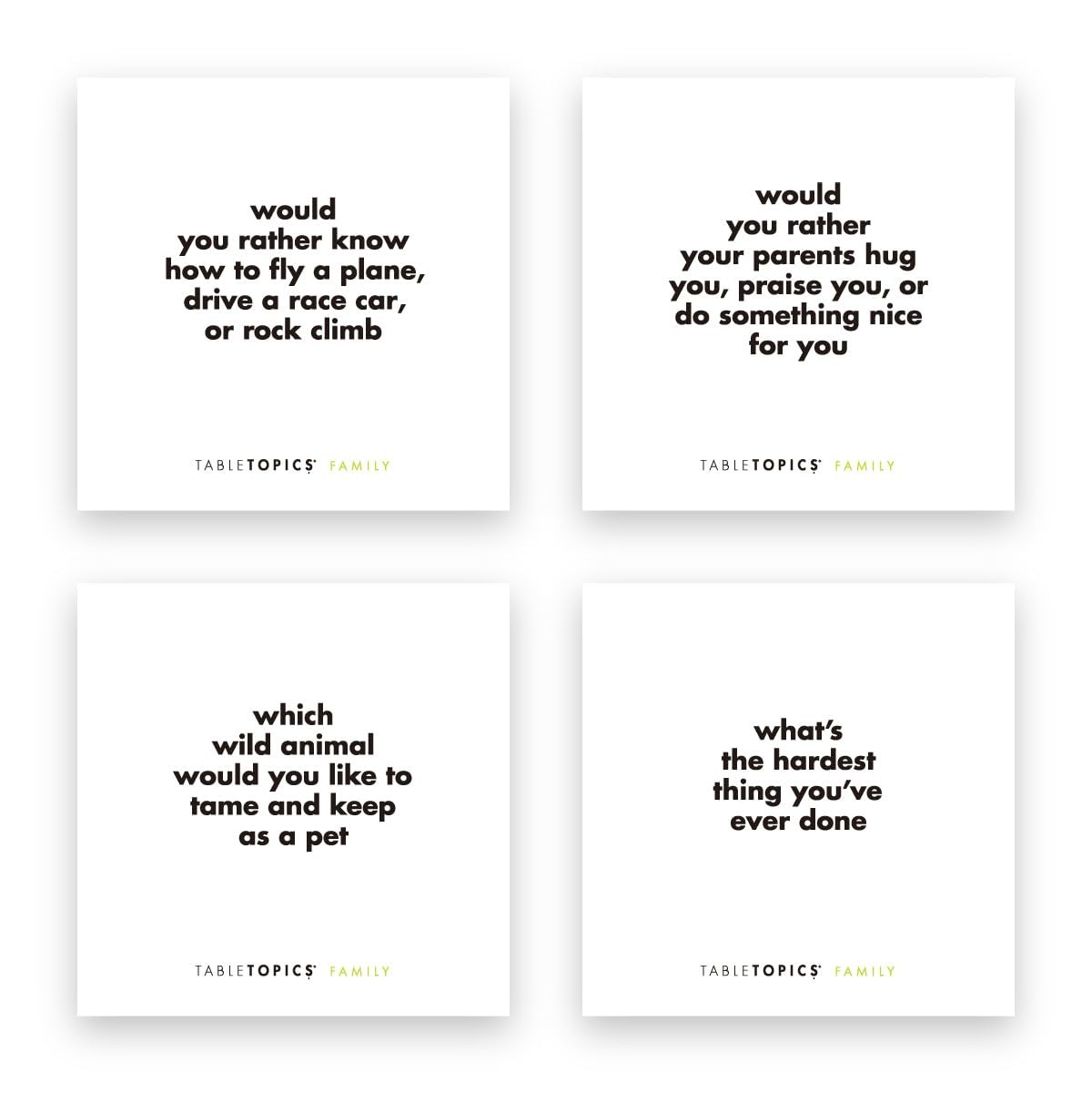 Family Conversation Cards for Kids & Parents with 135 Questions for Fun & Con…