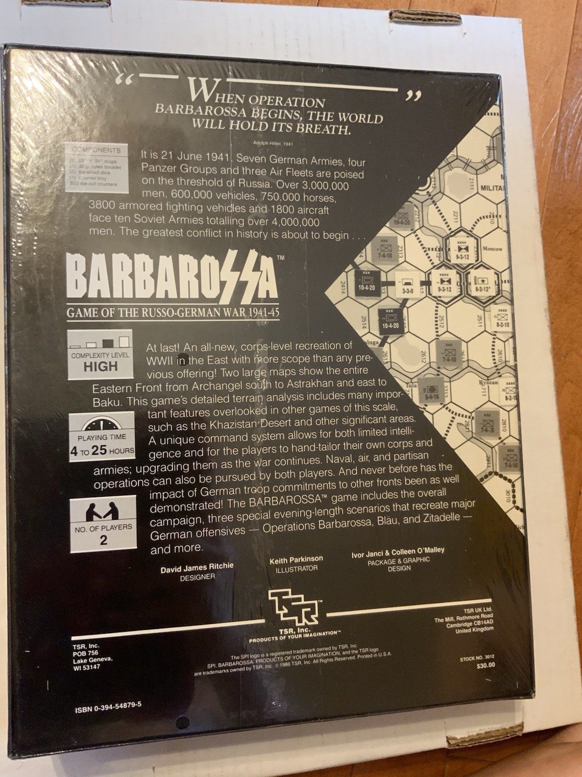 Barbarossa. SPI wargames, 1986. SW
