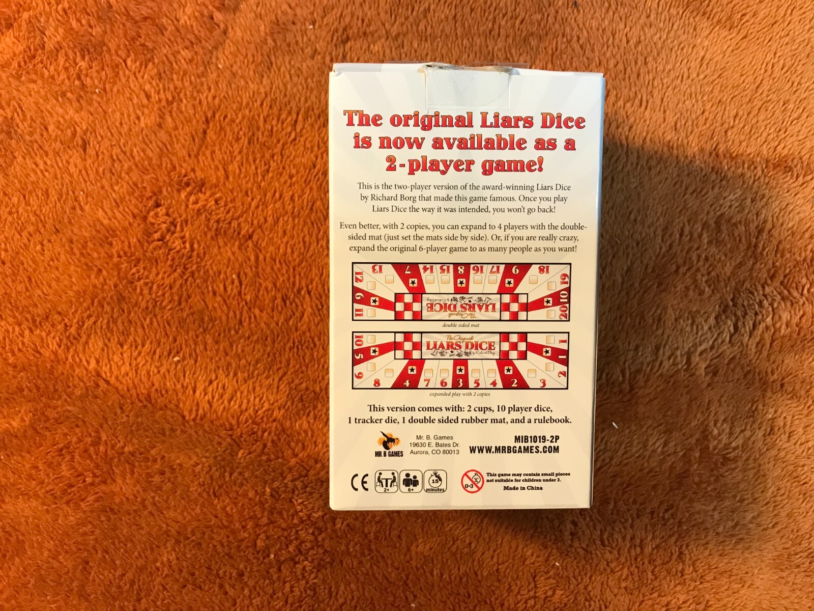 the Original LIARS DICE : the Classic Game of Detection & Deception two player!
