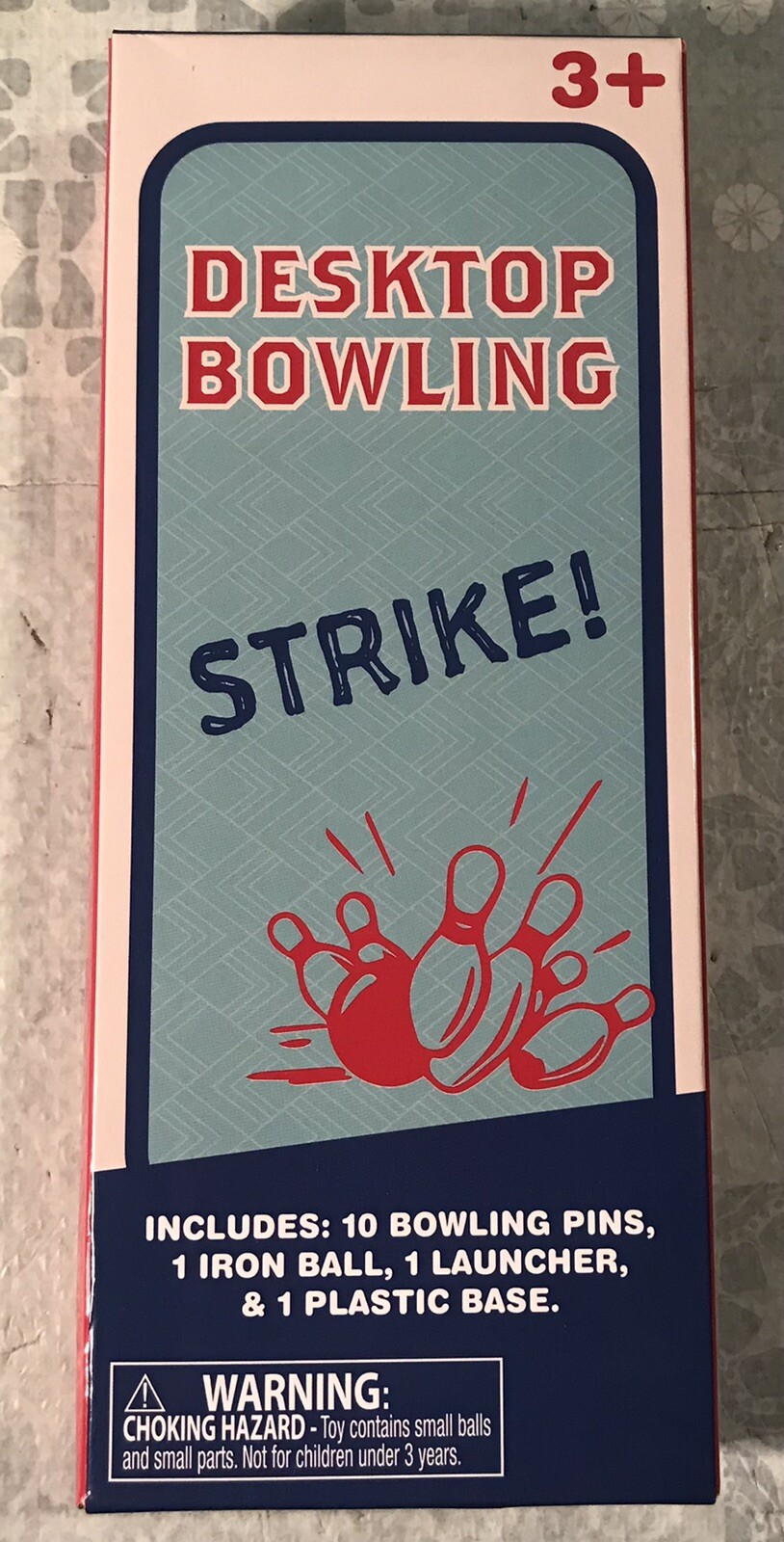Greenbrier International Desktop Bowling Game Tabletop Plastic New In Box