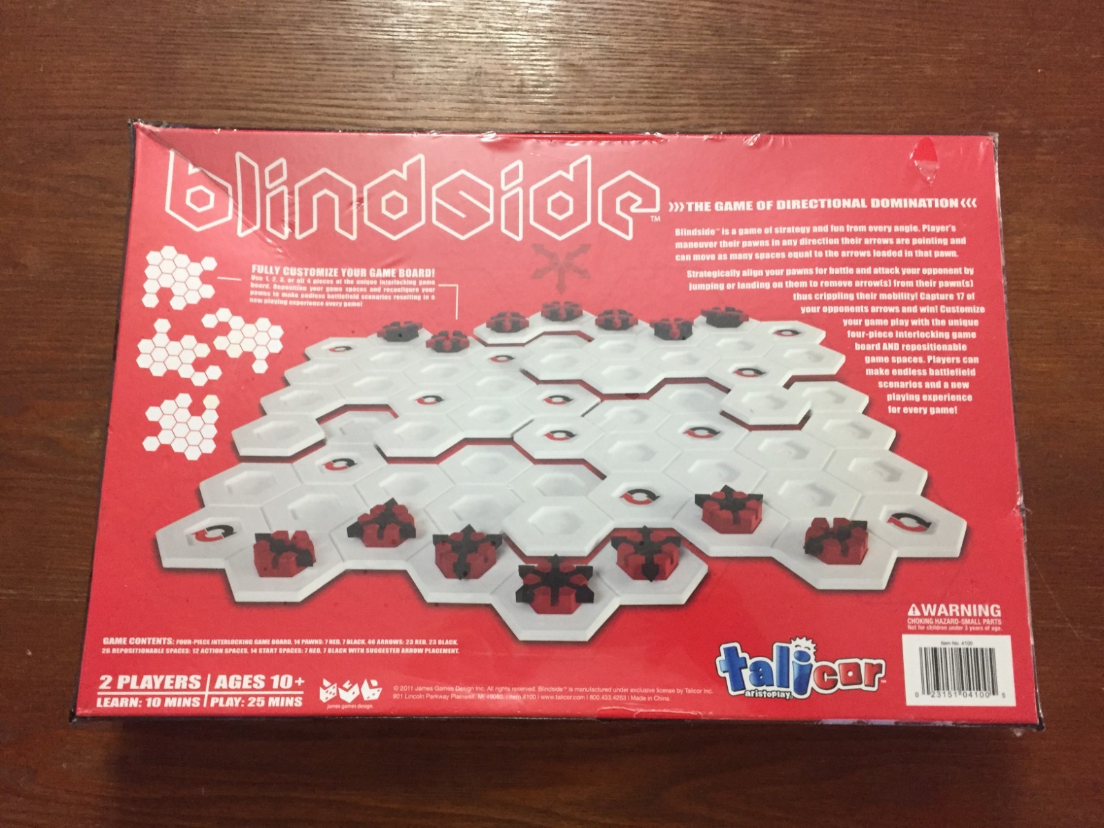 Blindside: The Game of Directional Domination – Board Game by JGD (2011) – New