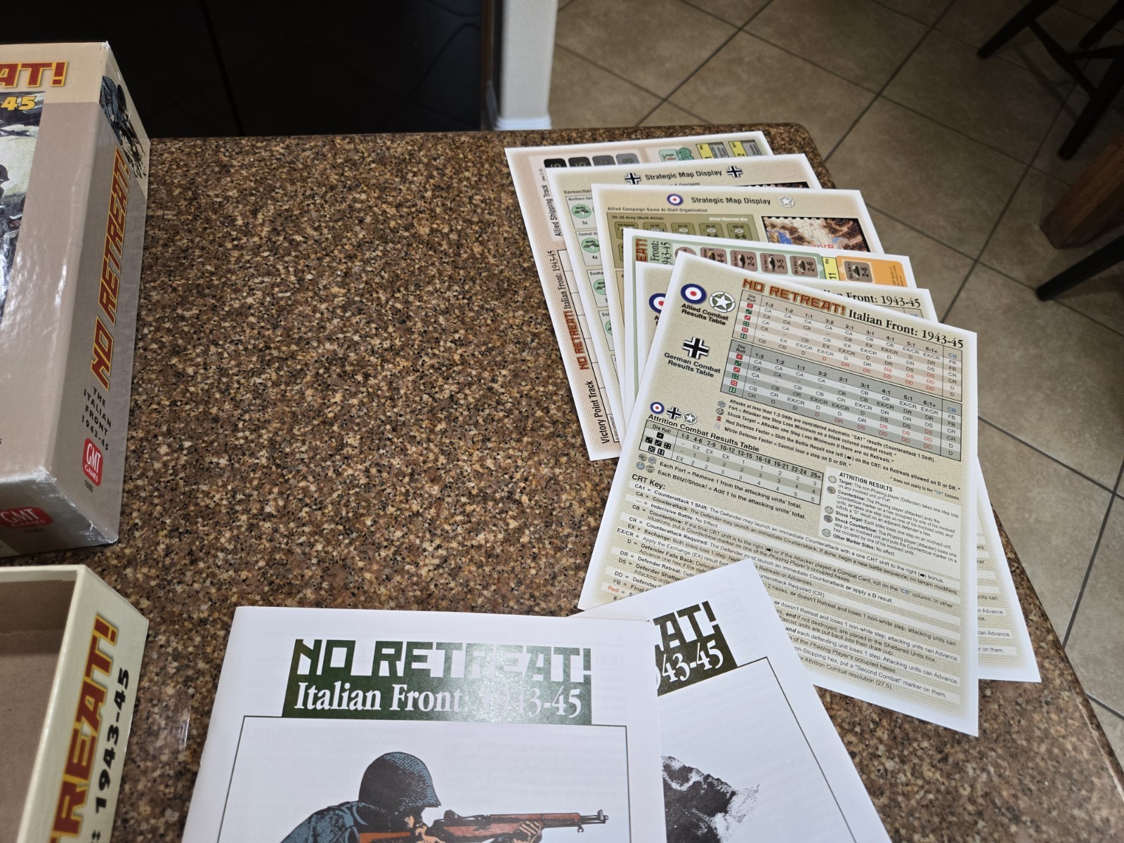 No Retreat Italian Front: 1943-45 GMT Games 1503 Unpunched