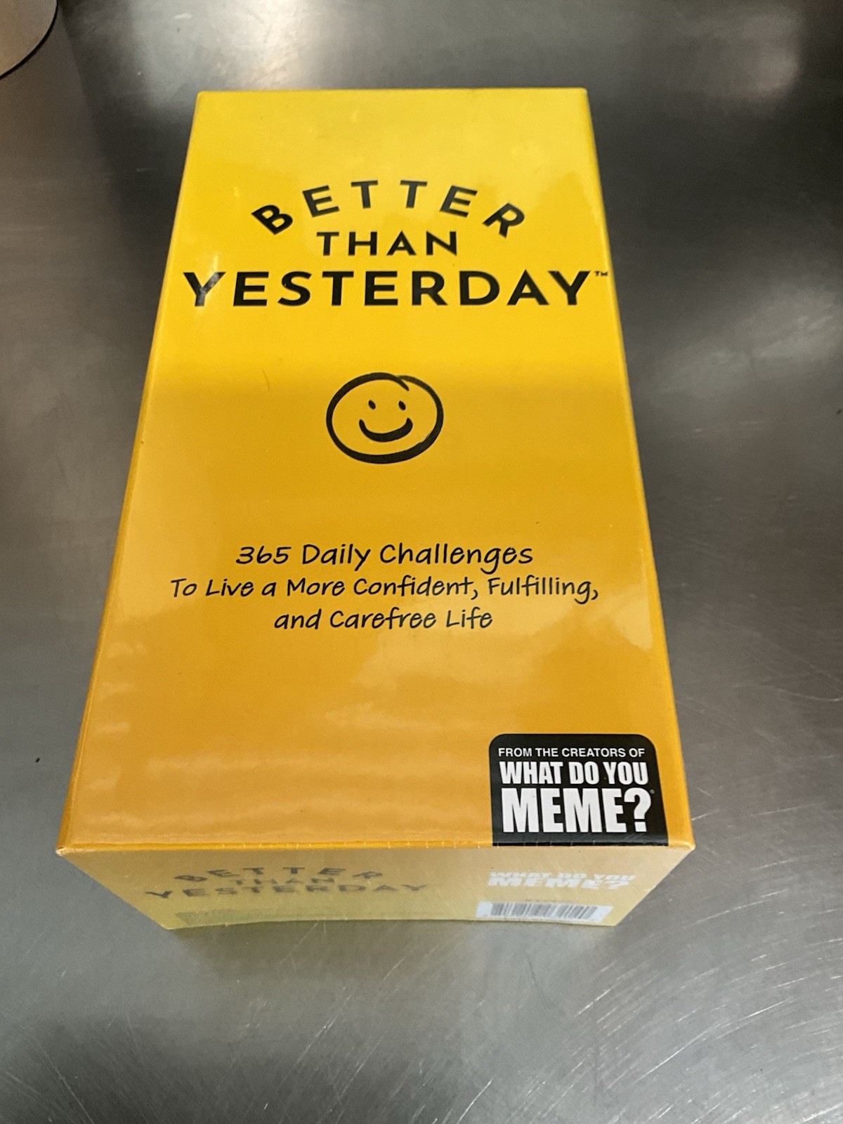 Better Than Yesterday What Do You Meme? 365 Daily Challenges NEW Positive Mantra