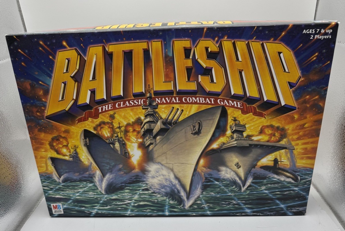 Milton Bradley Battleship Classic Naval Combat Board Game Complete