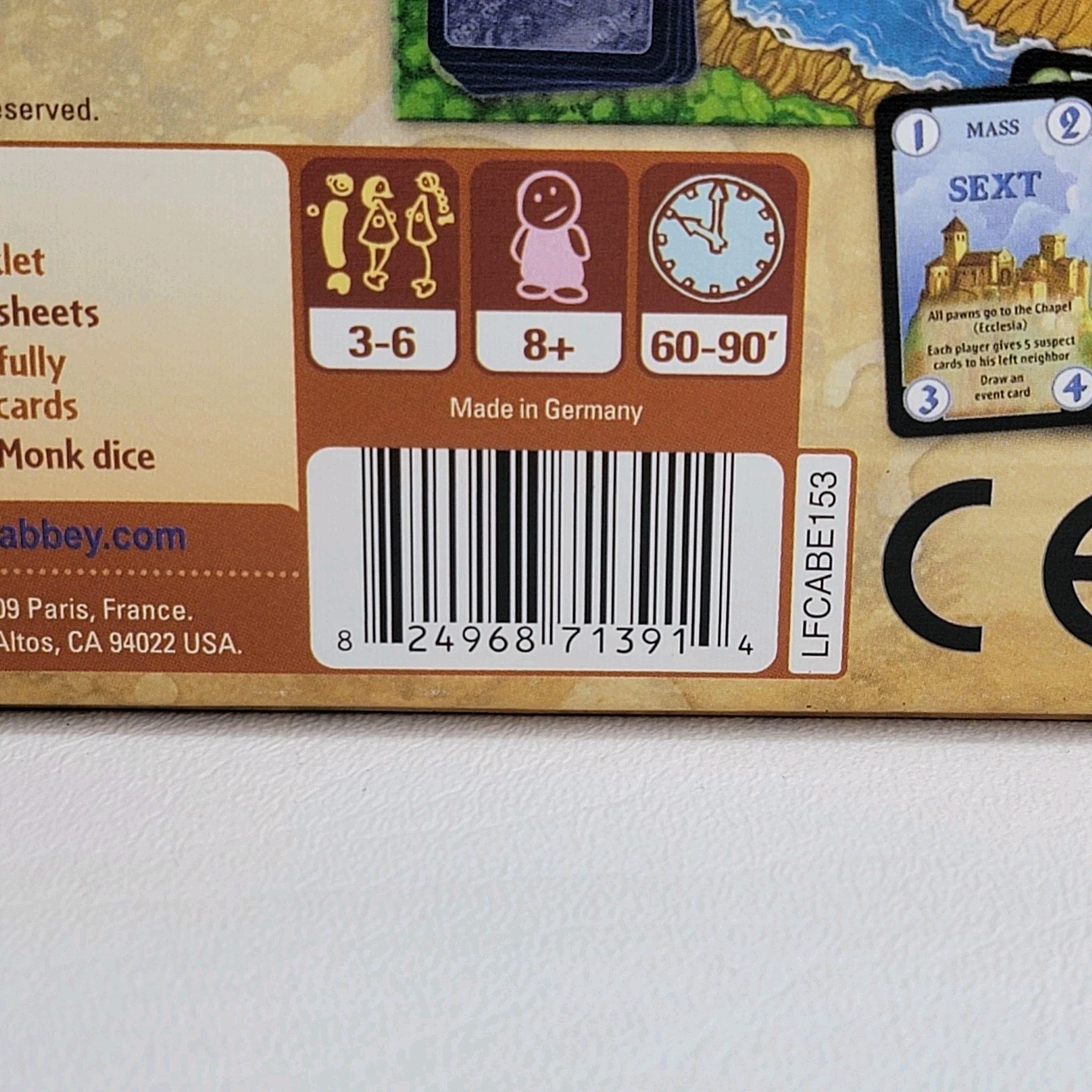 Vintage Mystery Of The Abbey Board Game Complete Days Of Wonder Deduction Crime