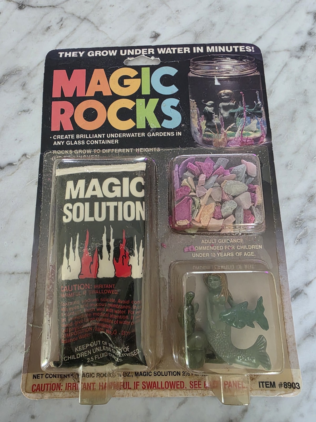 Vintage 1988 Avalon Magic Rocks Kit #8903 Mermaid Figurine Sealed NOS Craft…