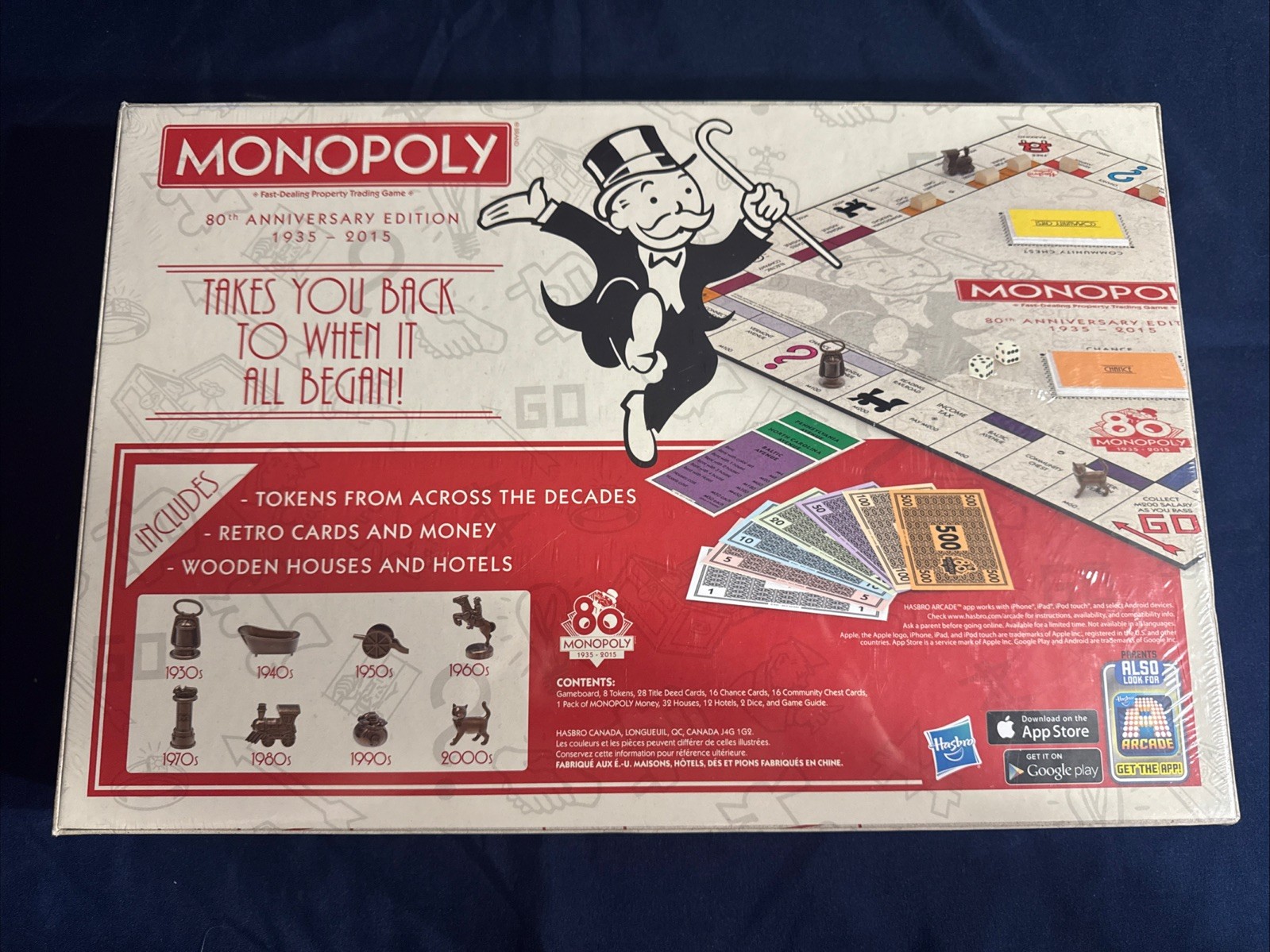 Monopoly 80th Anniversary Edition 1935-2015 Complete Board Game Brand New Sealed