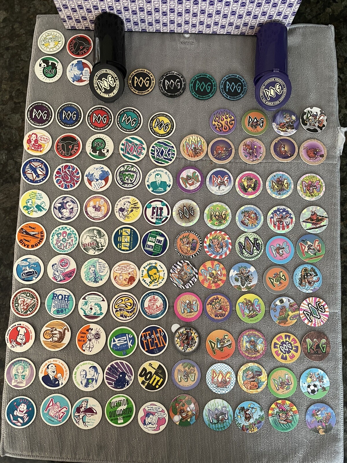 POG The Game – 100% Authentic World POG Federation MB 1995 – 99% Complete