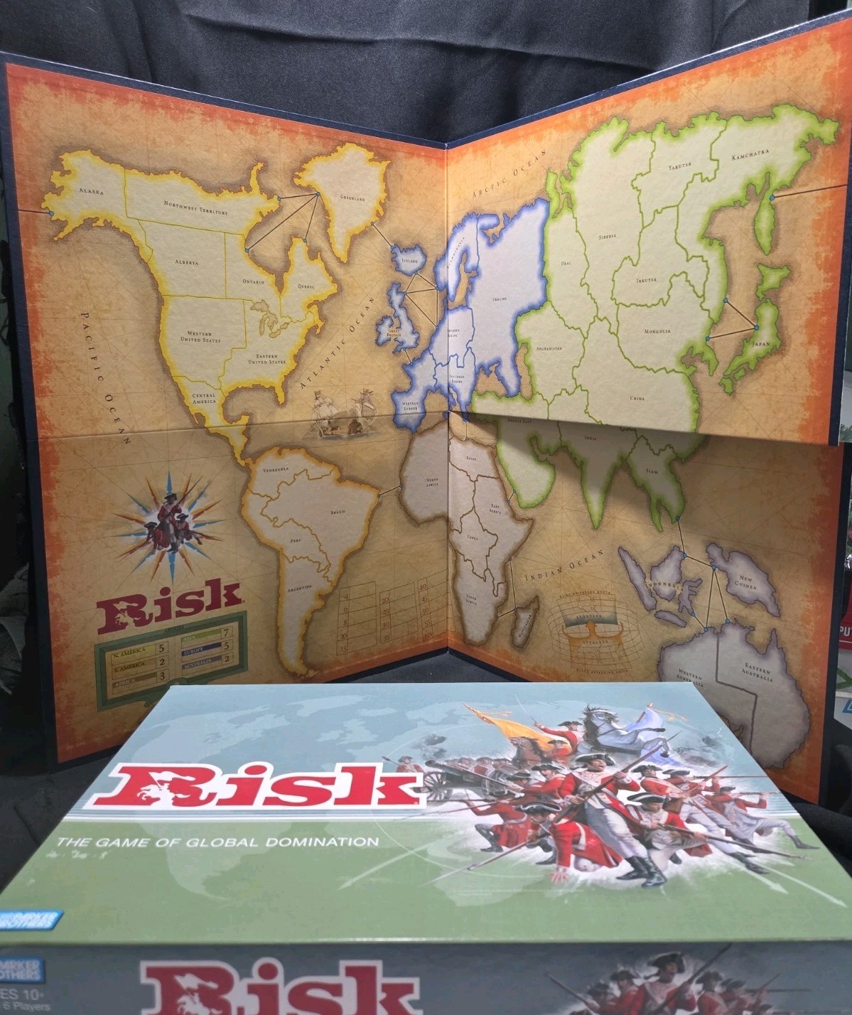 2003 Parker Brothers “Risk” Board Game Of Global Domination – COMPLETE