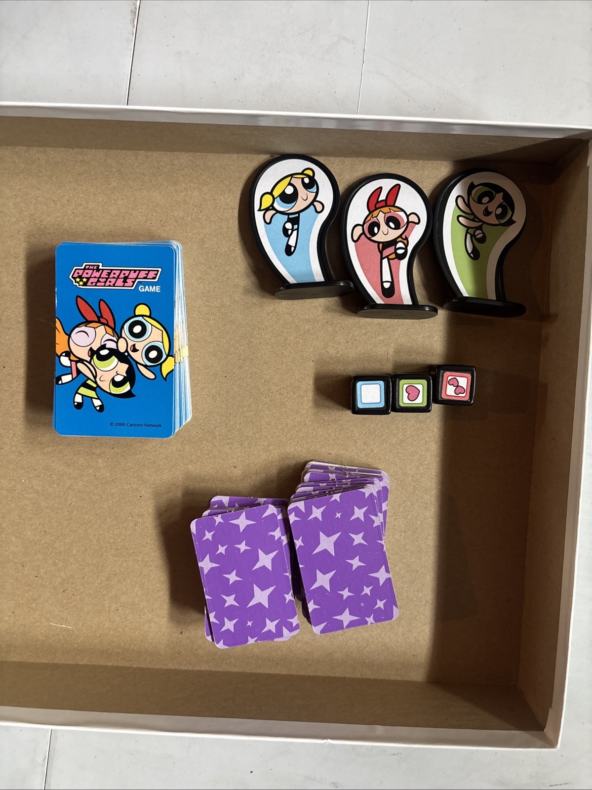 Powerpuff Girls Board Game Hasbro Cartoon Network Complete 2000