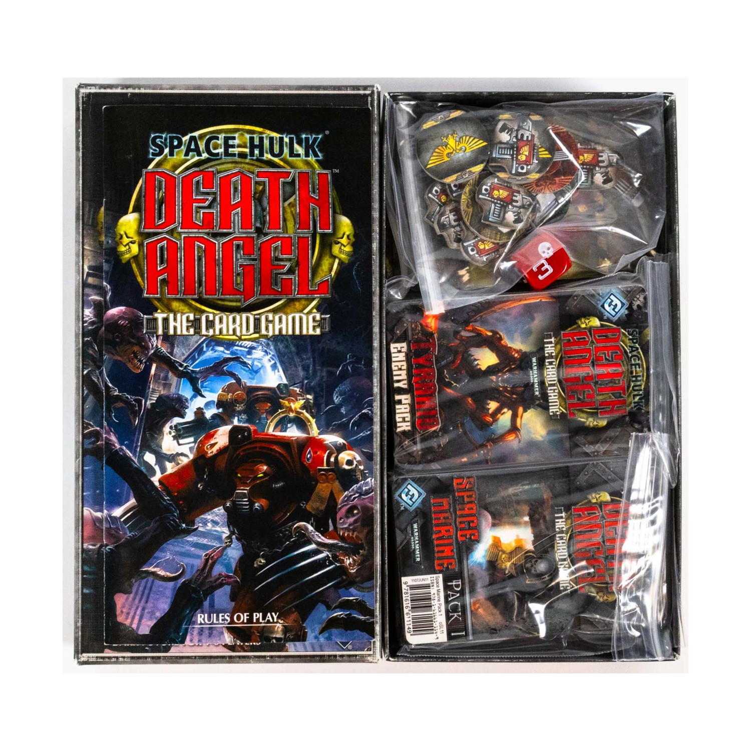 FFG Space Hulk Death Angel Collection #13 – Base Game + 2 Expansions! VG+/NM