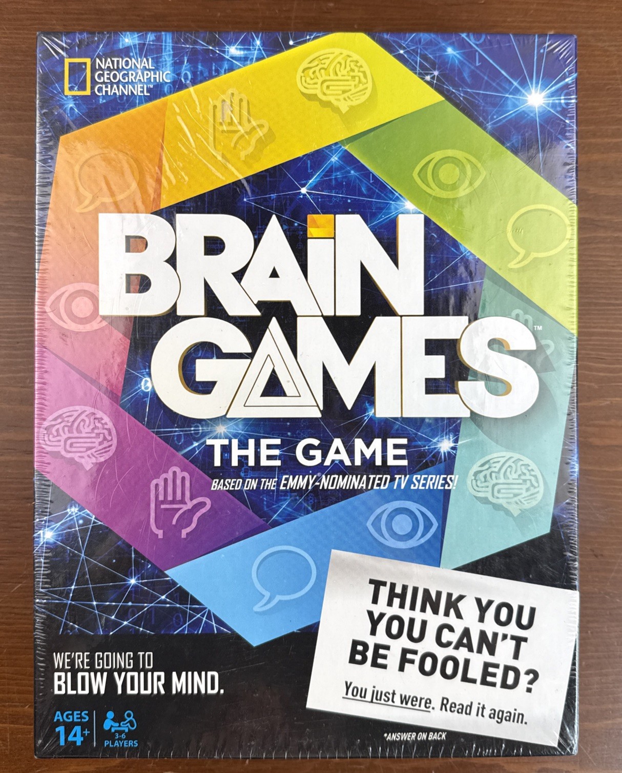Brain Games The Game The National Geographic Channel Board Game SEALED