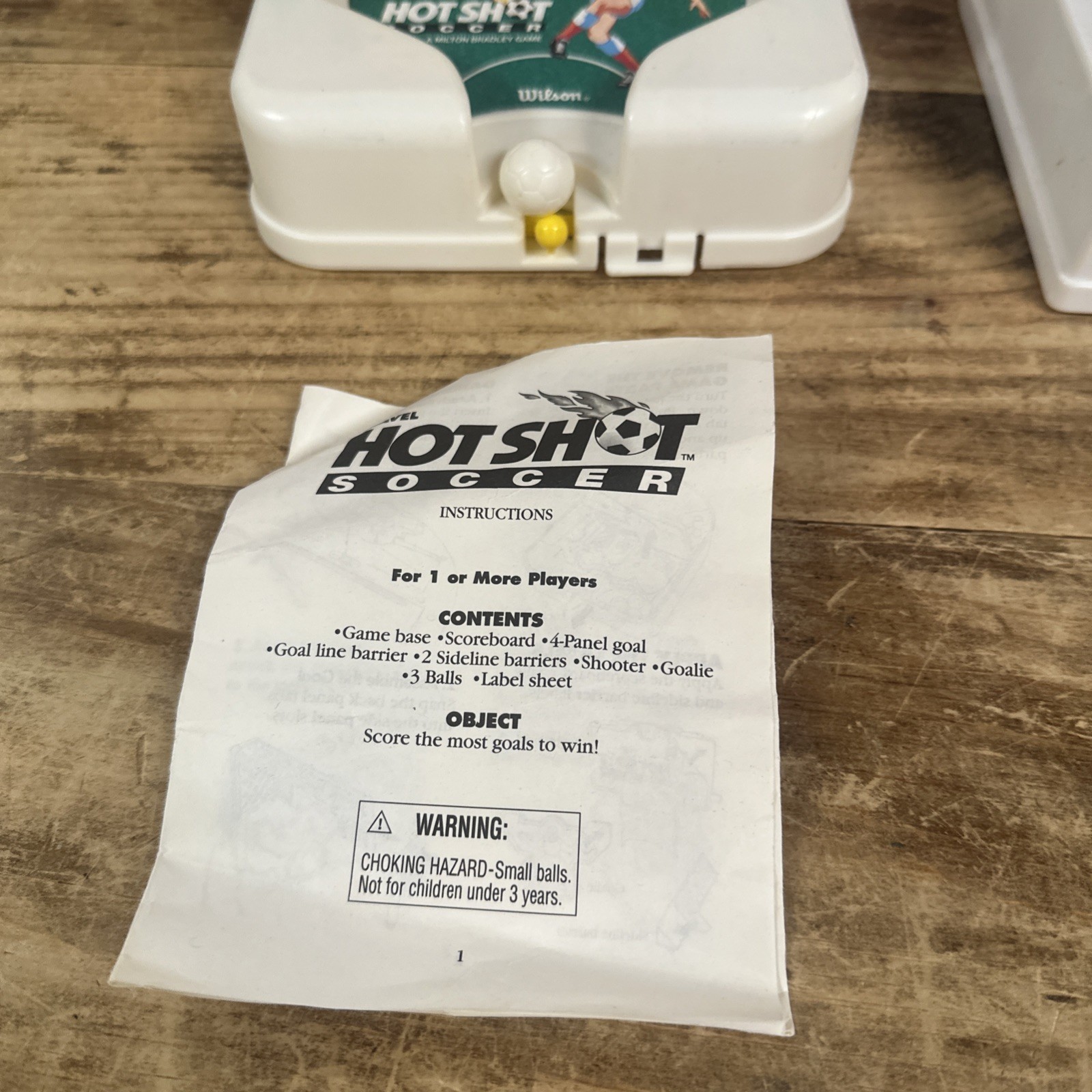 Hot Shot Basketball Travel Games 1992 Milton Bradley + 1996 Hot Shot Soccer