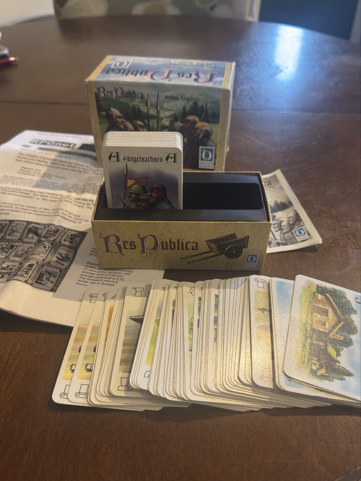 Queen Games Res Publica Complete Card Game 2000 Spiel des Jahres 3+ 10+
