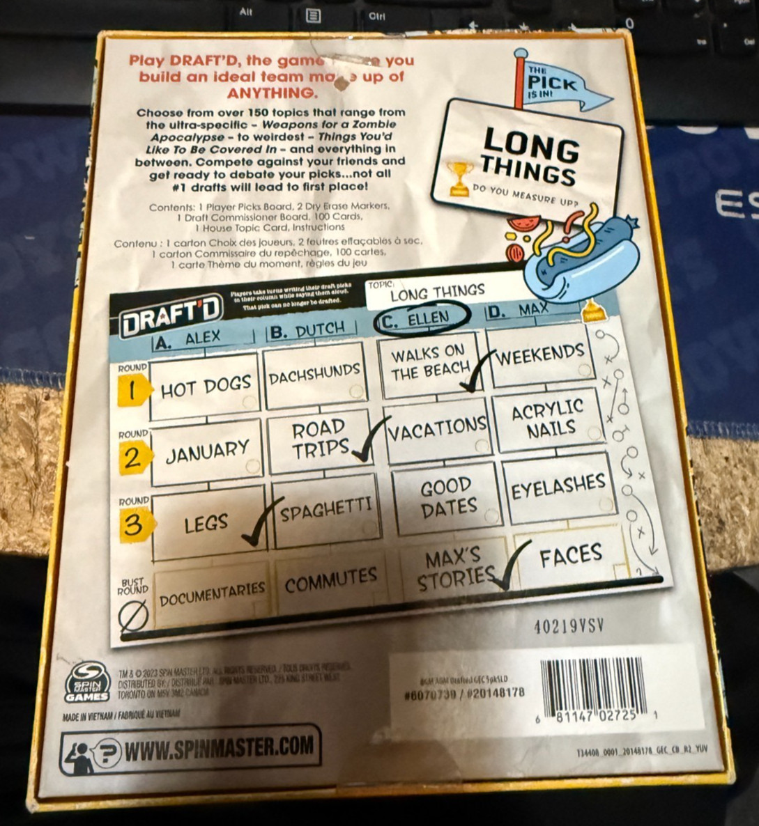 Draft’d, a Drafting Game for Everyone, Party Game, Night Game for College